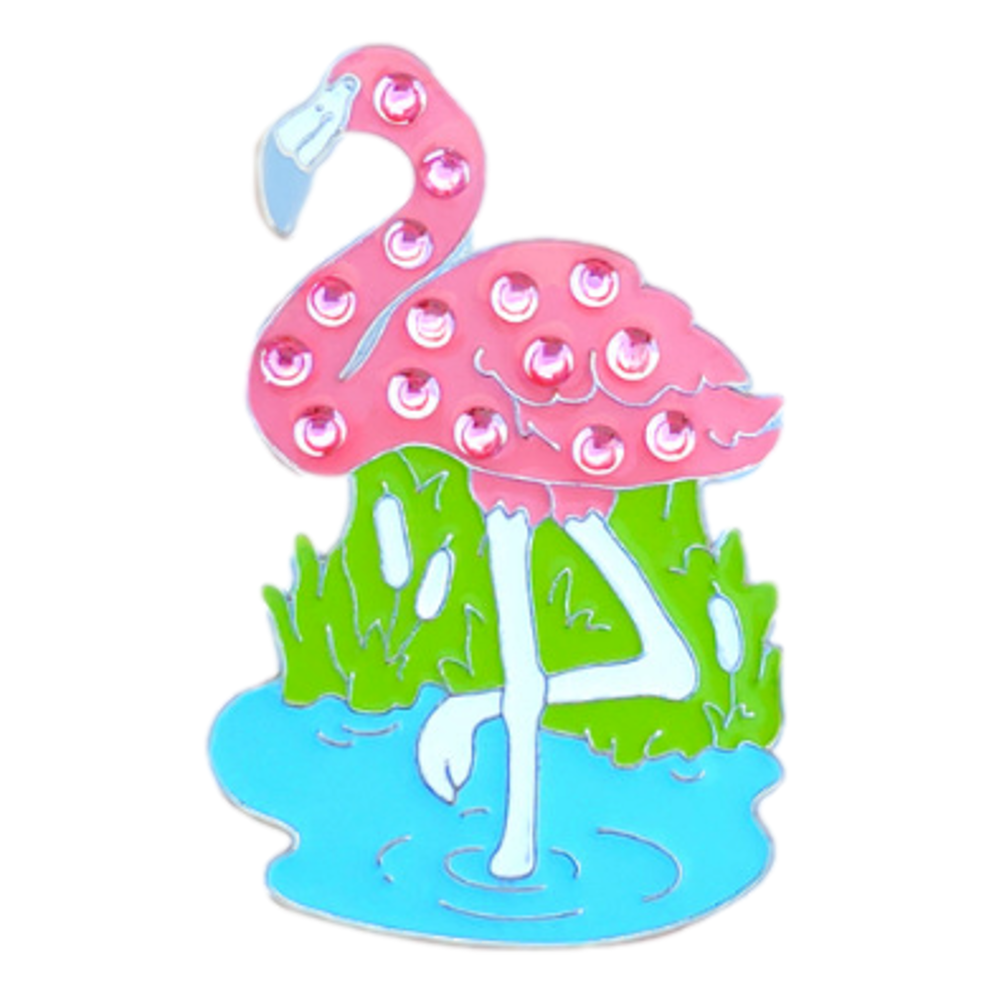 Flamingo Golf Ball Marker