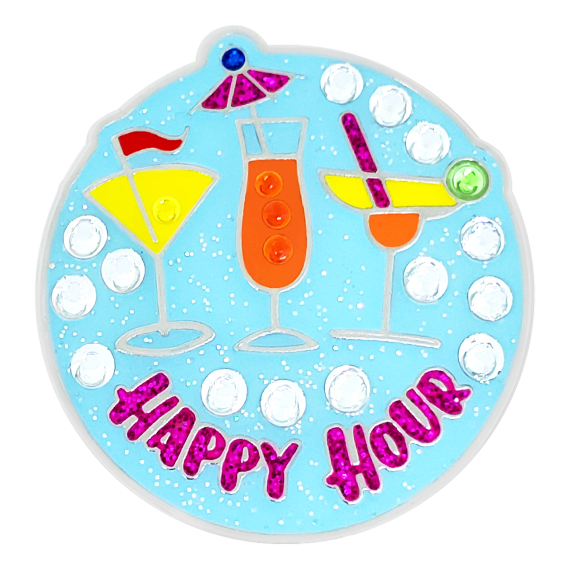 Happy Hour Golf Ball Marker