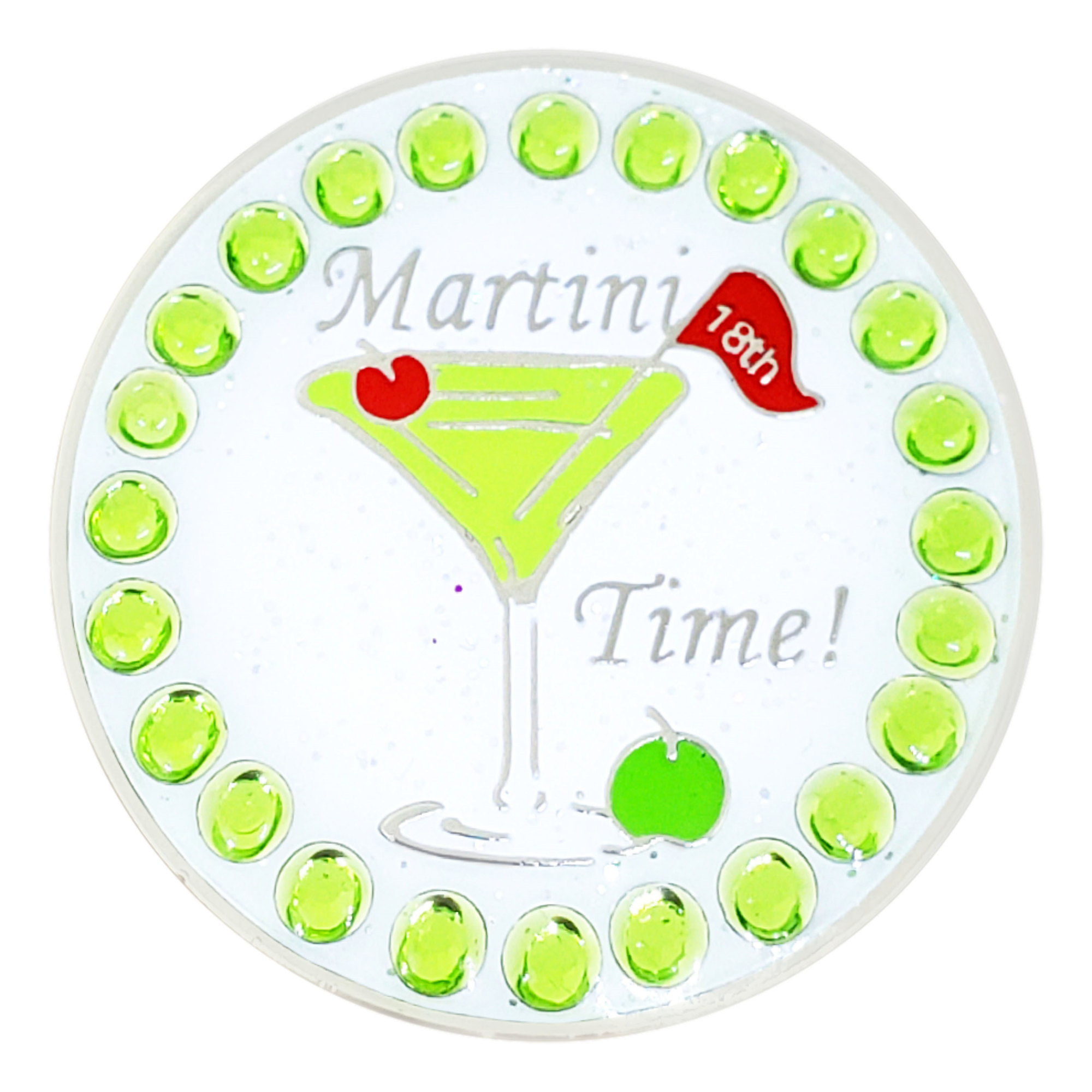 Martini Time Golf Ball Marker