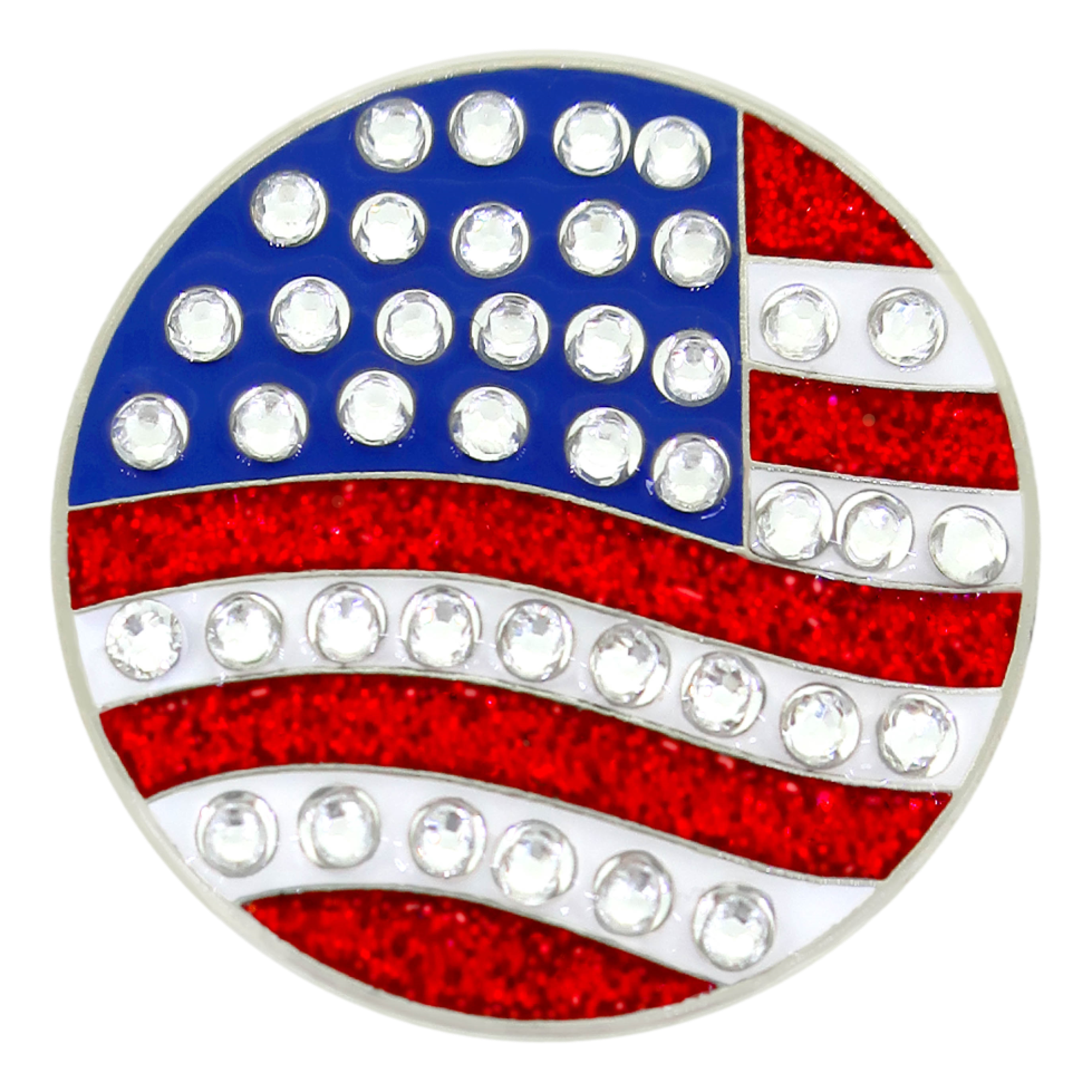 US Flag Golf Ball Marker