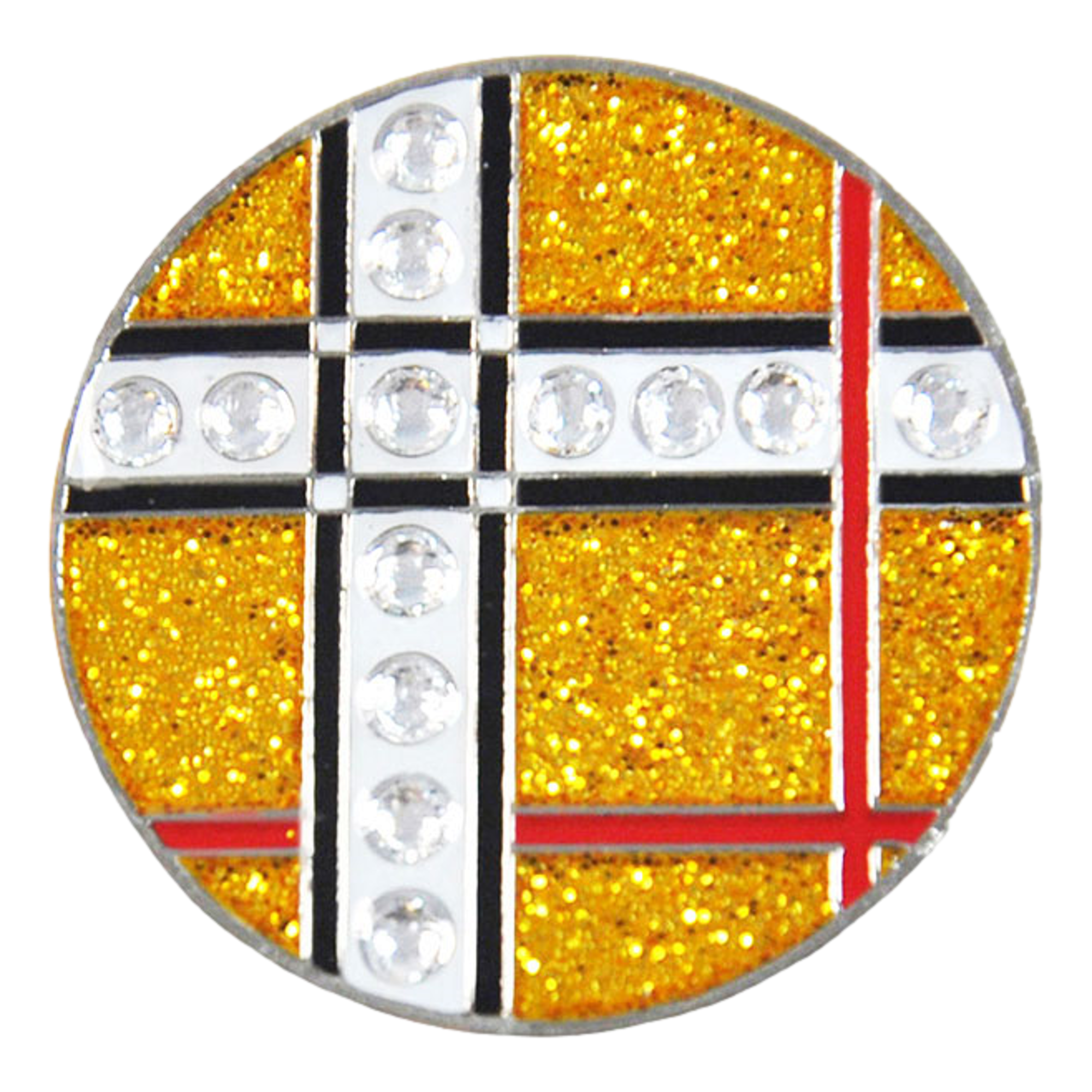 Plaid Golf Ball Marker