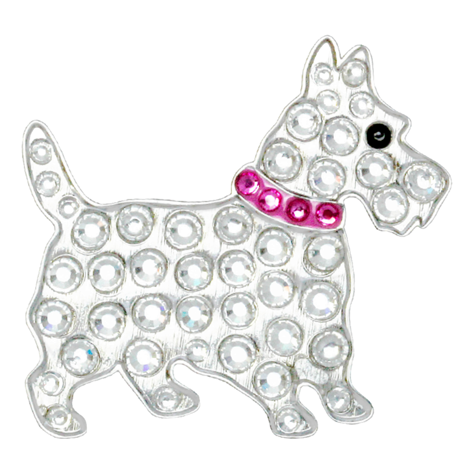 Pink Scottie Golf Ball Marker