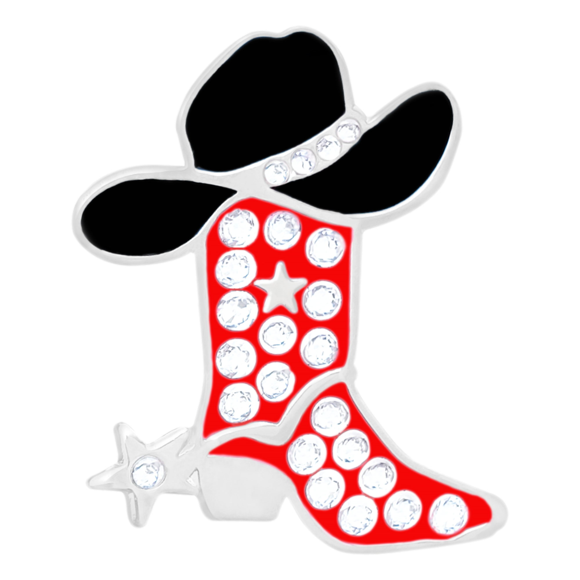 Cowgirl Boot Golf Ball Marker