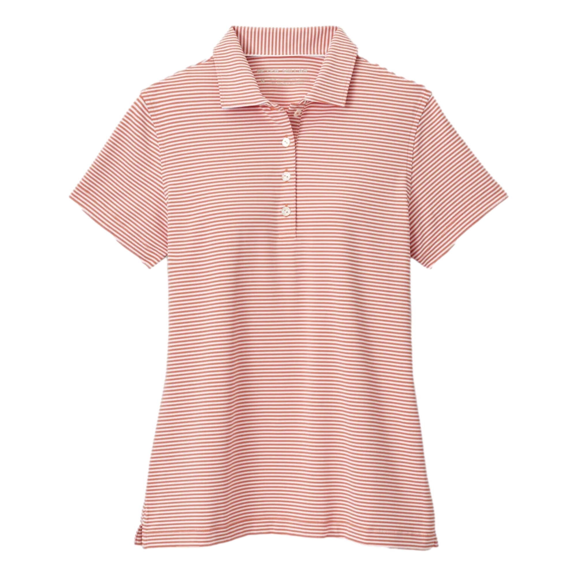 Jubilee Striped Women's Short Sleeve Golf Polo Shirt