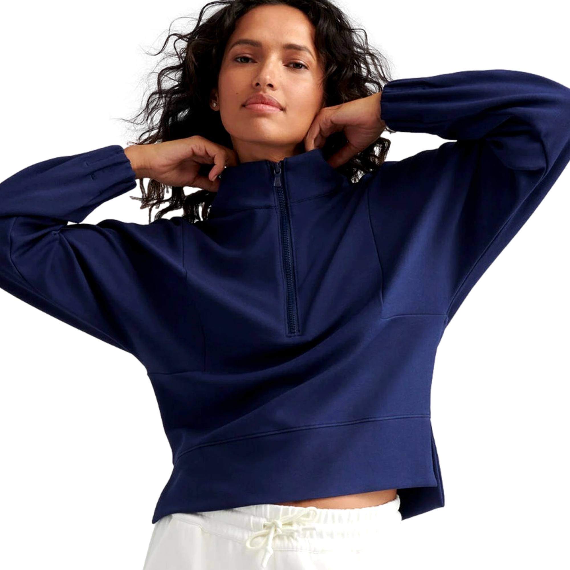 Flora Women's Knit Half Zip Golf Pullover