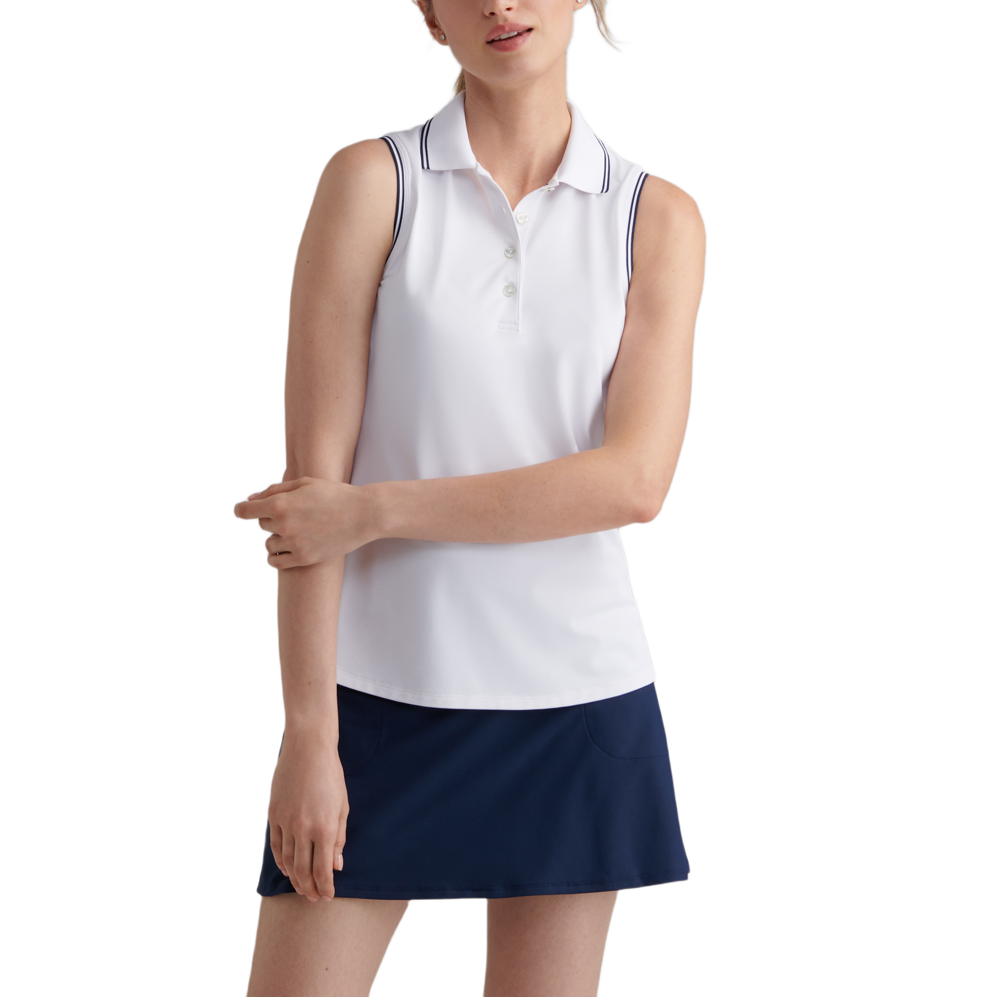 Canterbury Tipped Sport Women's Sleeveless Golf Polo Shirt