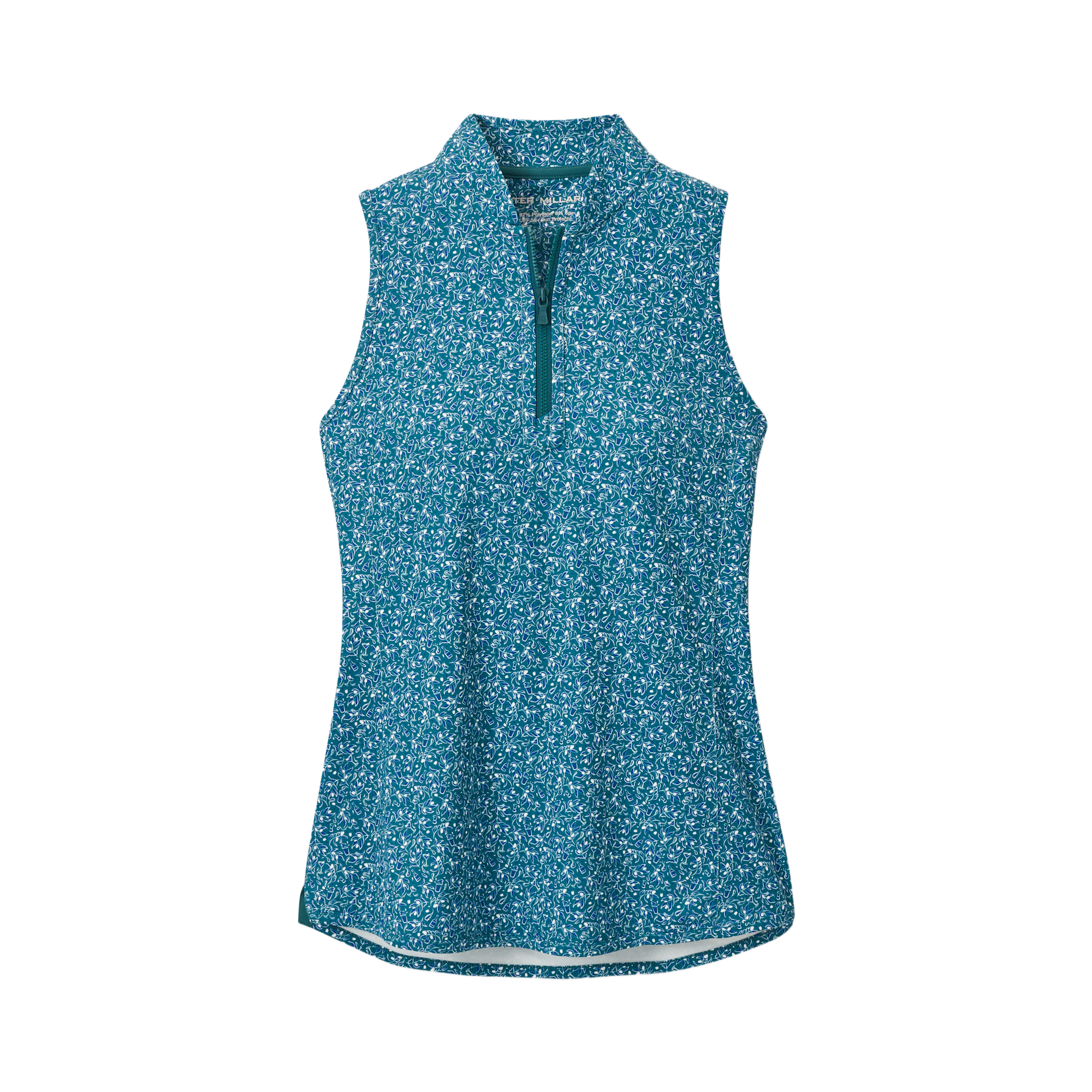 Shirley Garden Soiree Women's Sleeveless Golf Polo Shirt