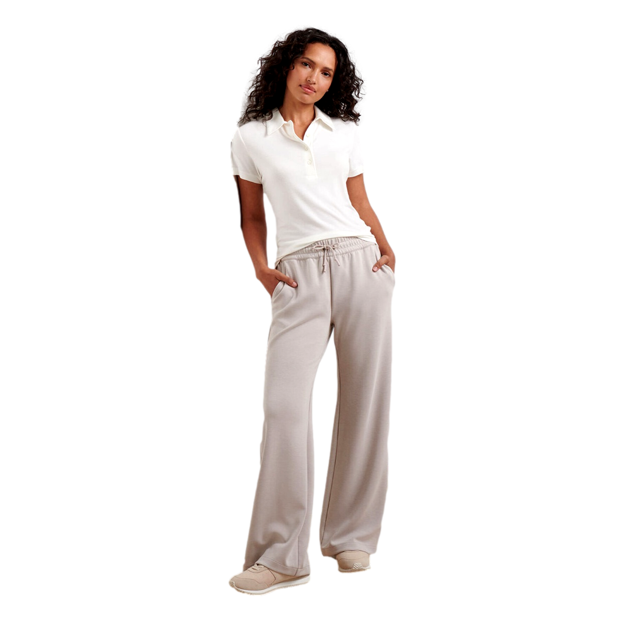 Flora Knit Melange Track Women's Golf Pants