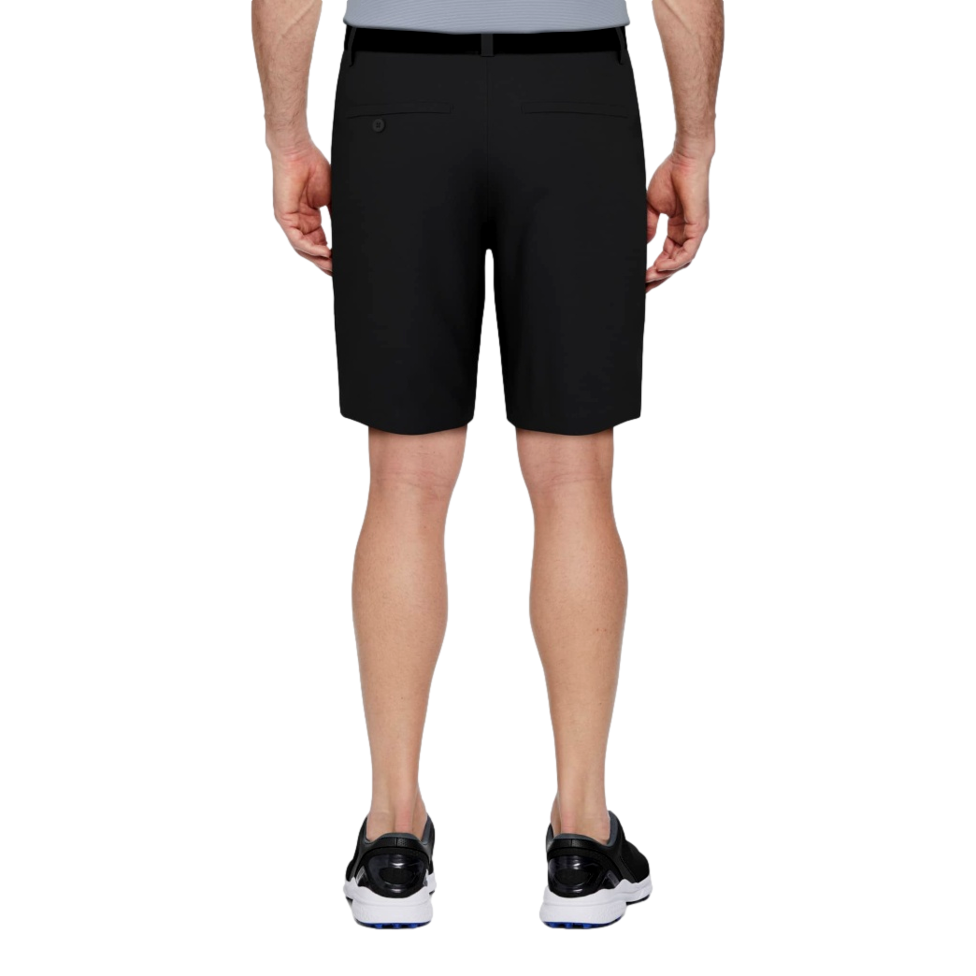 Big & Tall Men's  Flat Front Active Waistband 10" Golf Shorts