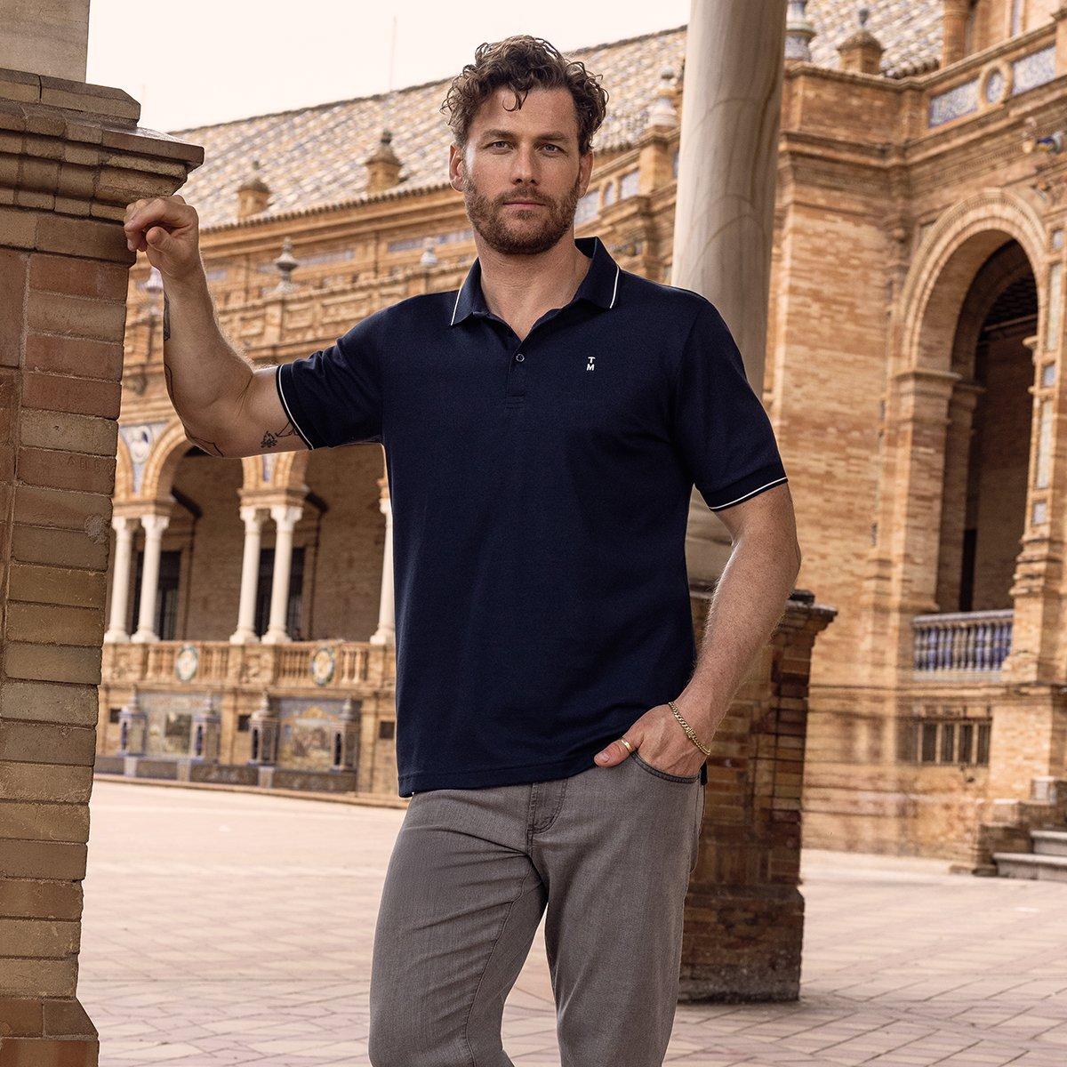 Happier Hour Men's Short Sleeve Golf Polo Shirt