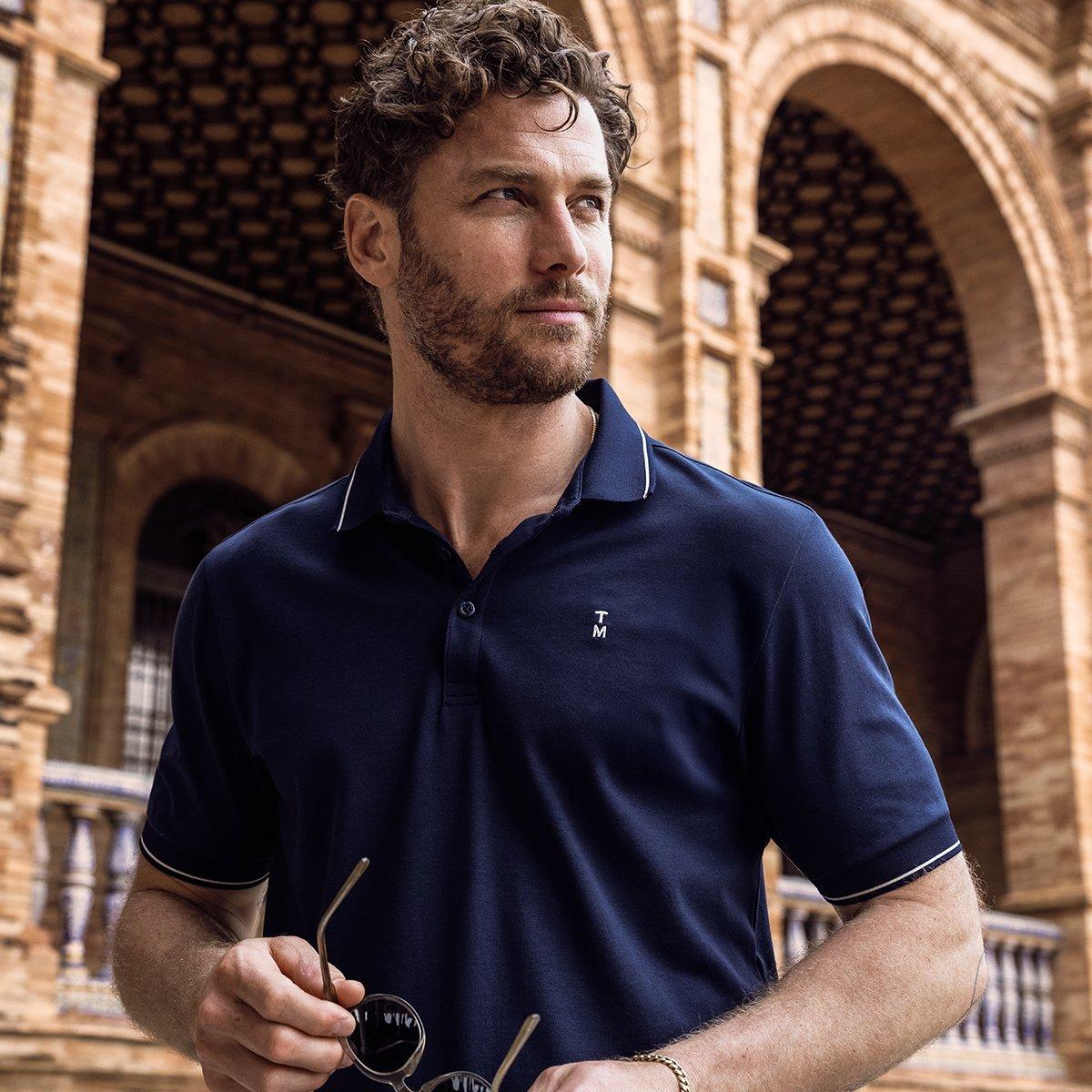 Happier Hour Men's Short Sleeve Golf Polo Shirt