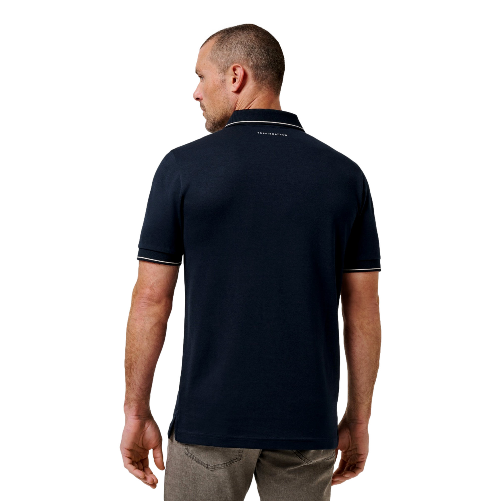 Happier Hour Men's Short Sleeve Golf Polo Shirt