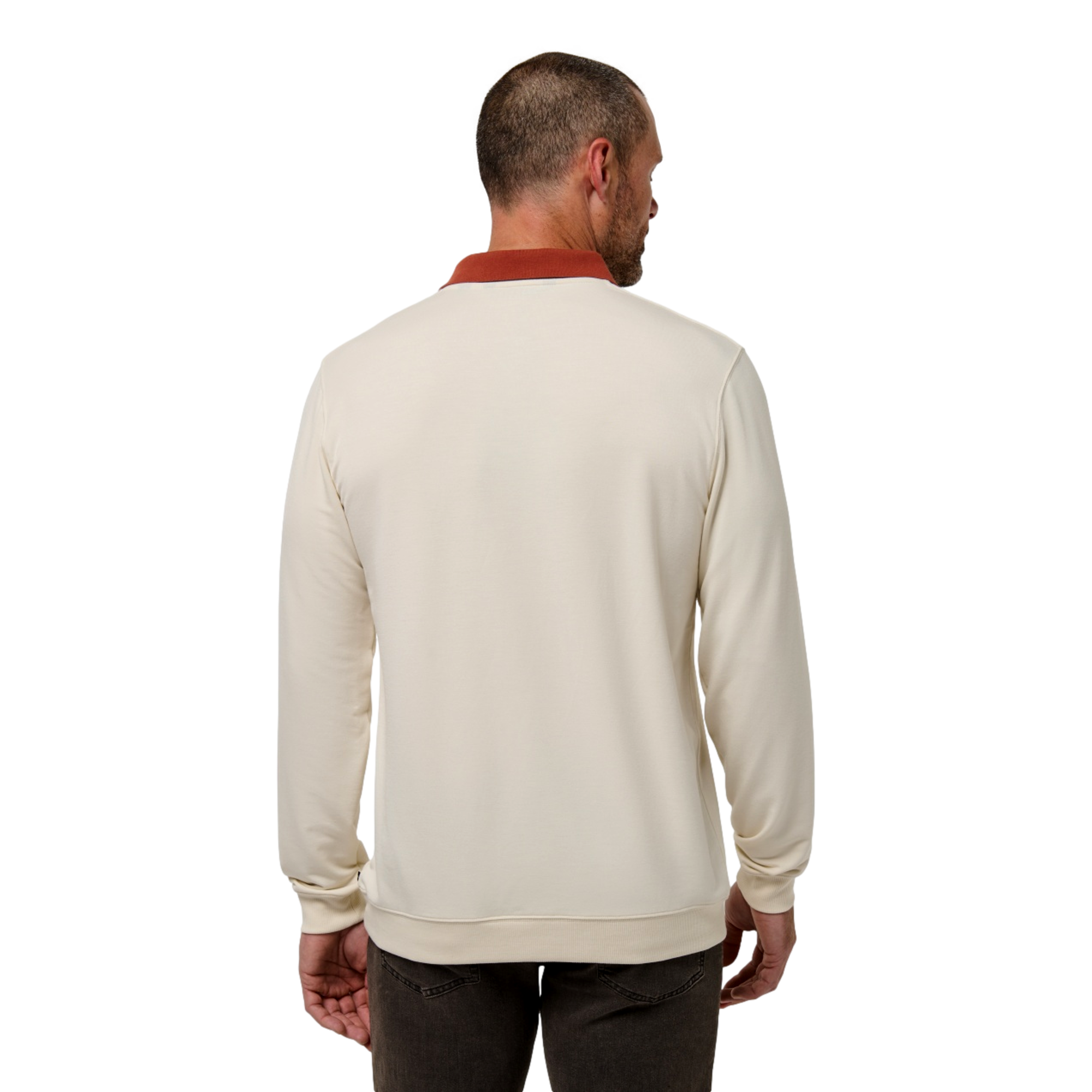 Amenities Collar Mens Crewneck Sweater