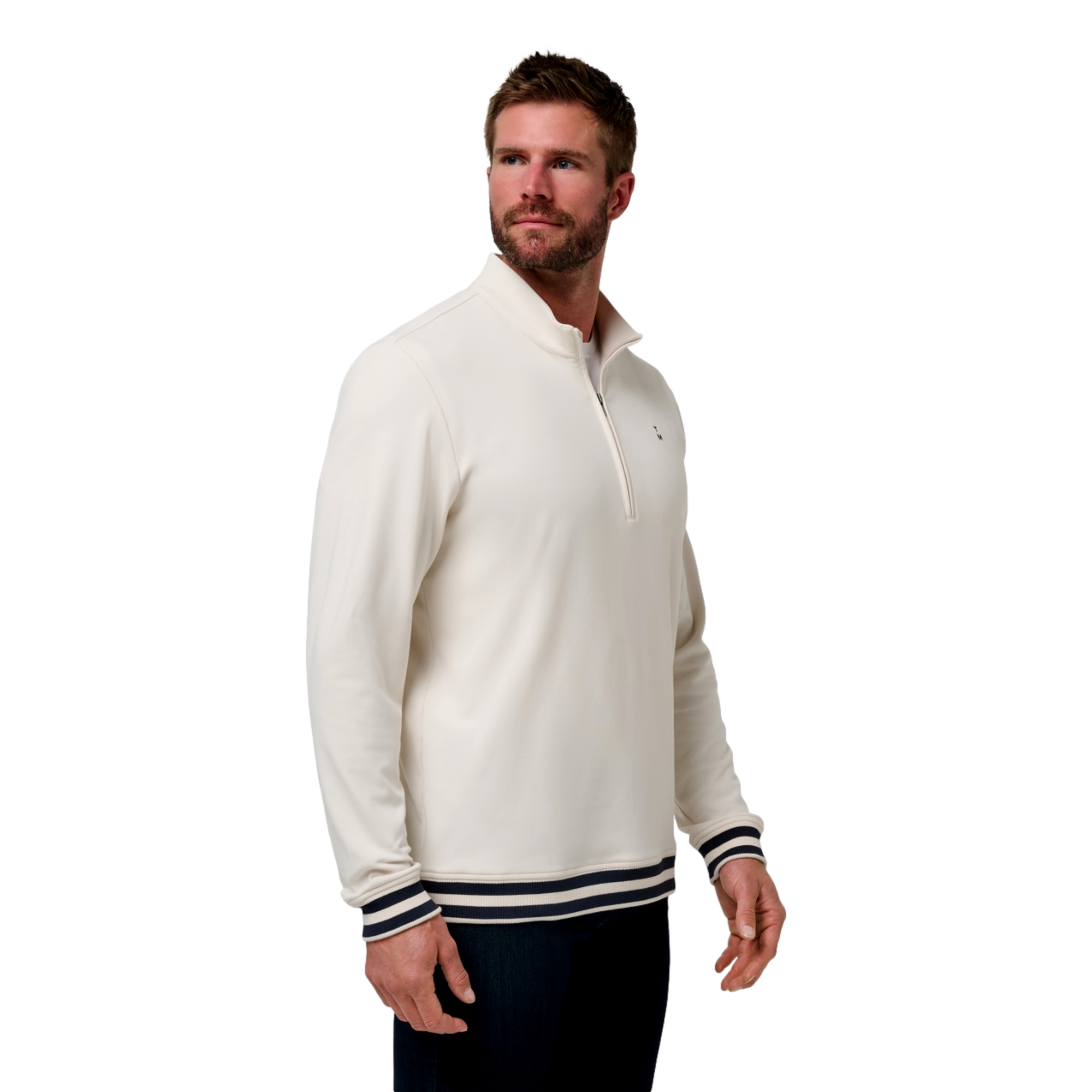 Happier Hour Mens Golf Men's Quarter Zip