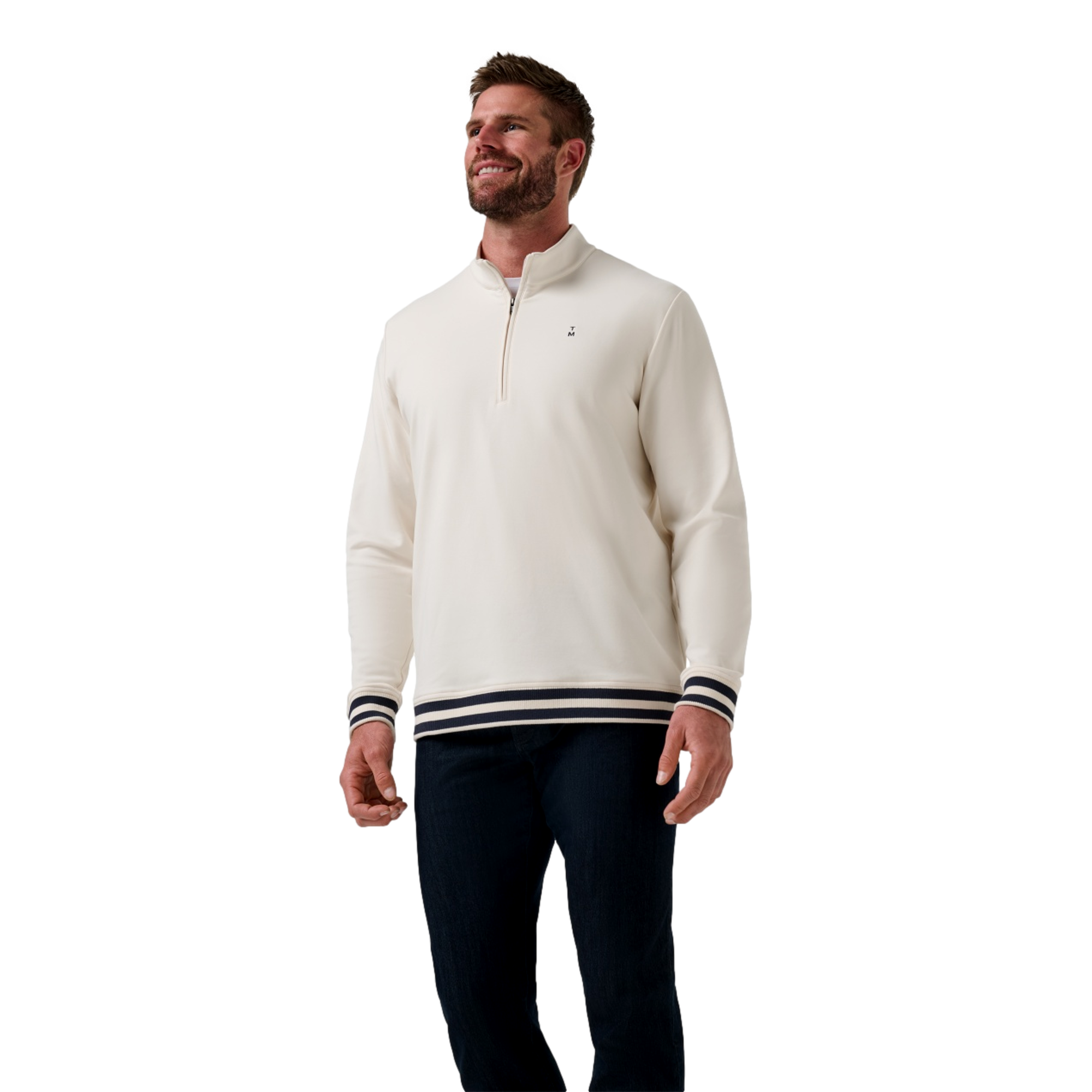 Happier Hour Mens Golf Men's Quarter Zip