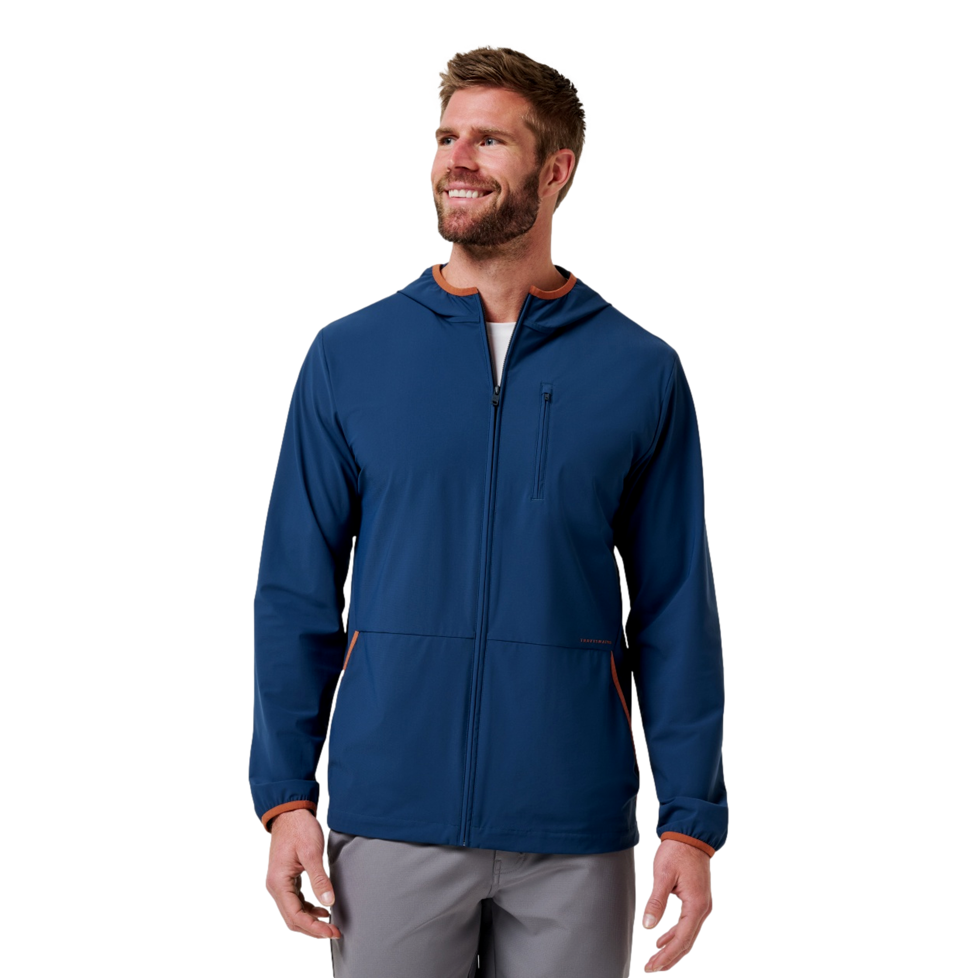 Long Layover Mens Hooded Golf Jacket