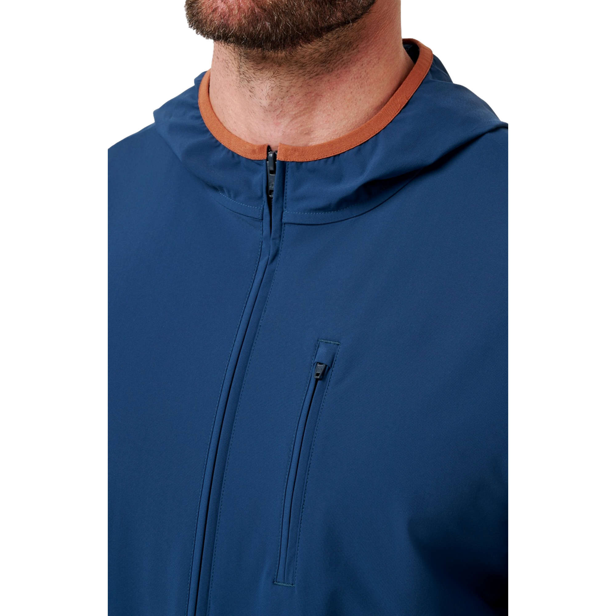 Long Layover Mens Hooded Golf Jacket