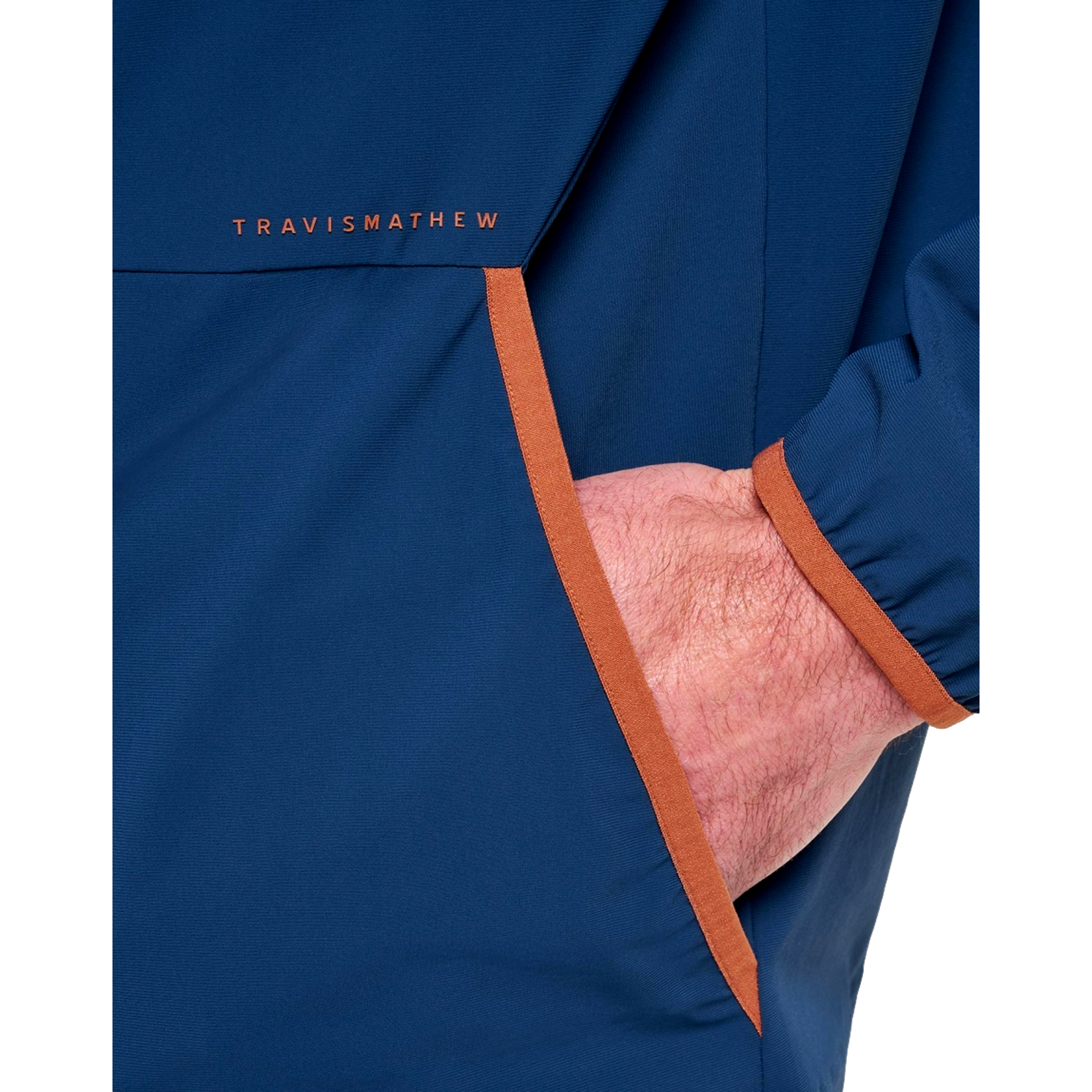 Long Layover Mens Hooded Golf Jacket