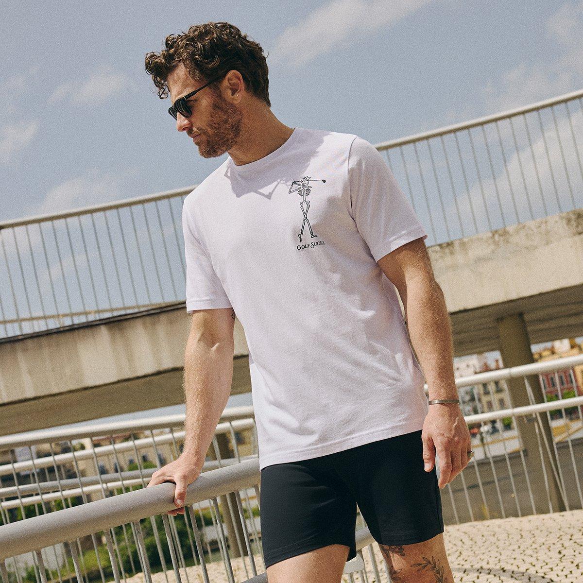 Golf Sucks Men's Short Sleeve Golf T-Shirt