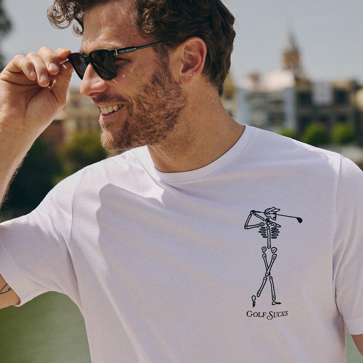 Golf Sucks Men's Short Sleeve Golf T-Shirt