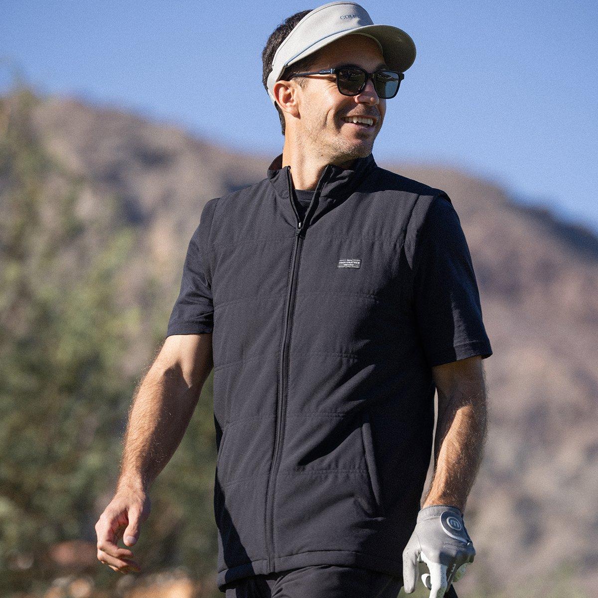 Wanderlust Men's Full Zip Golf Vest
