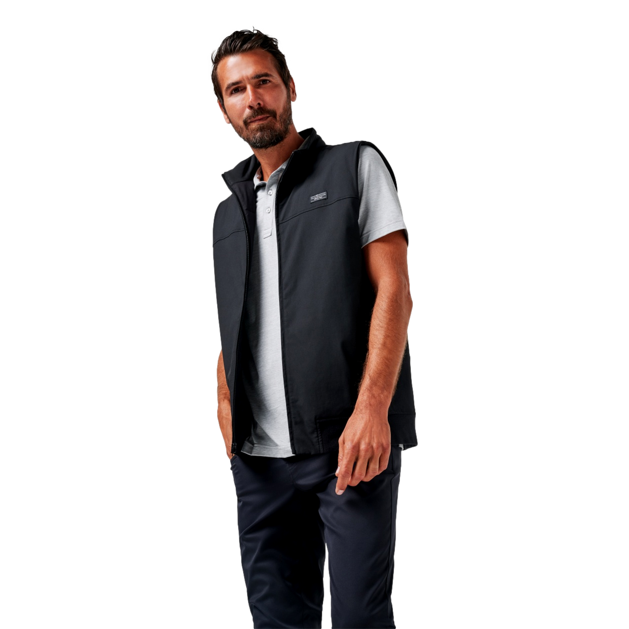Wanderlust Men's Full Zip Golf Vest