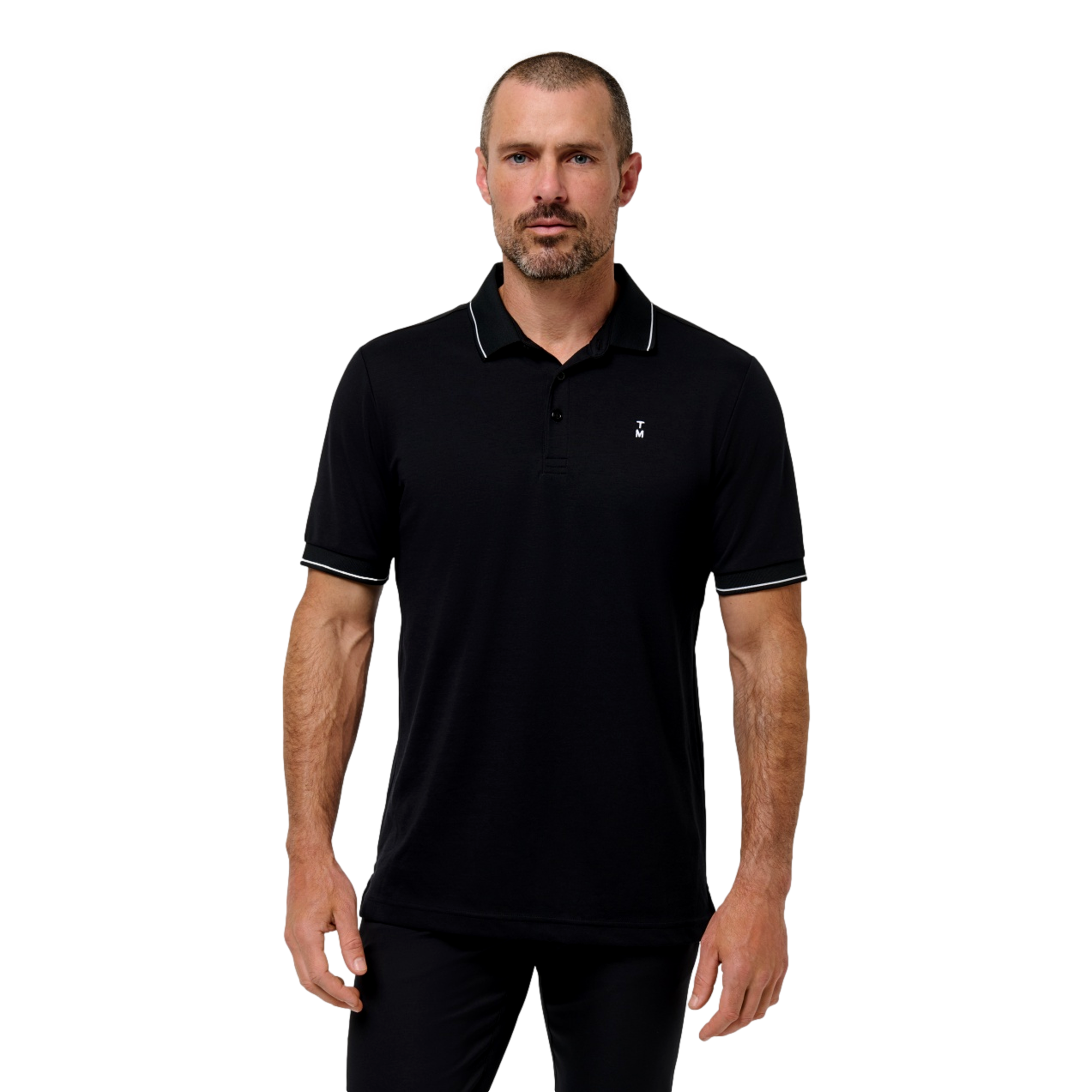 Happier Hour Men's Short Sleeve Golf Polo Shirt