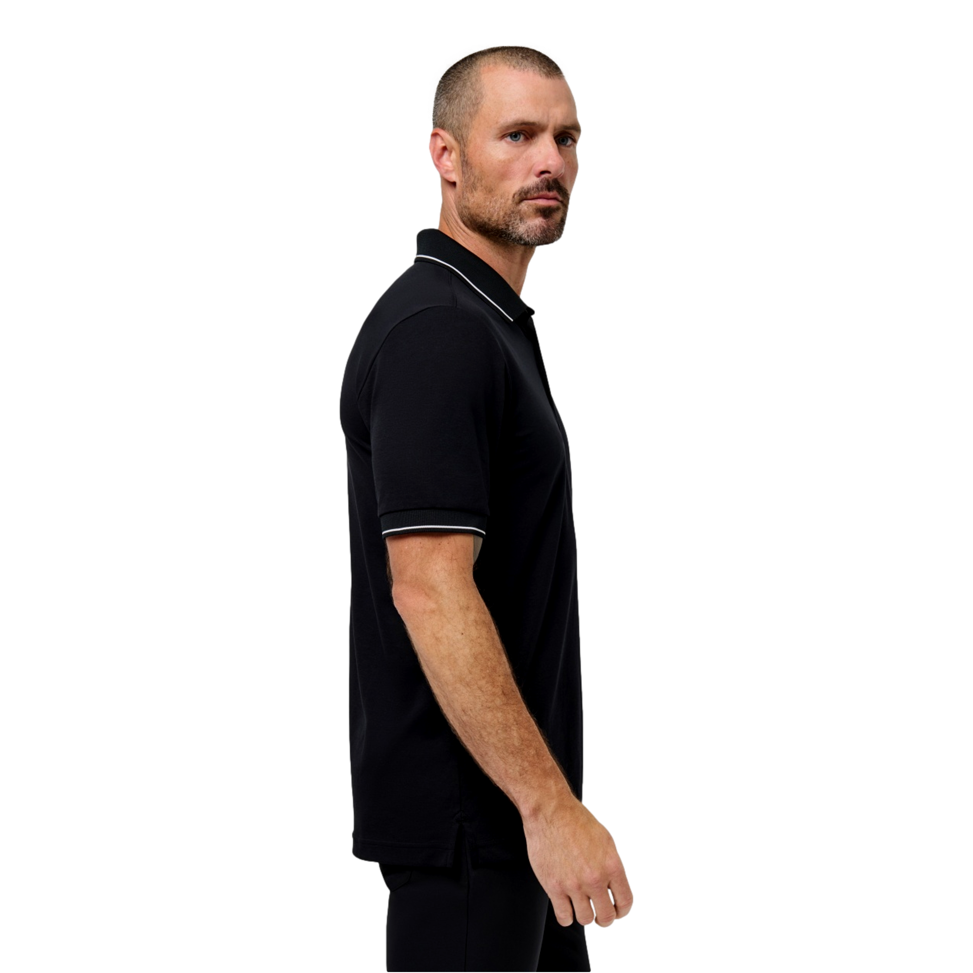 Happier Hour Men's Short Sleeve Golf Polo Shirt