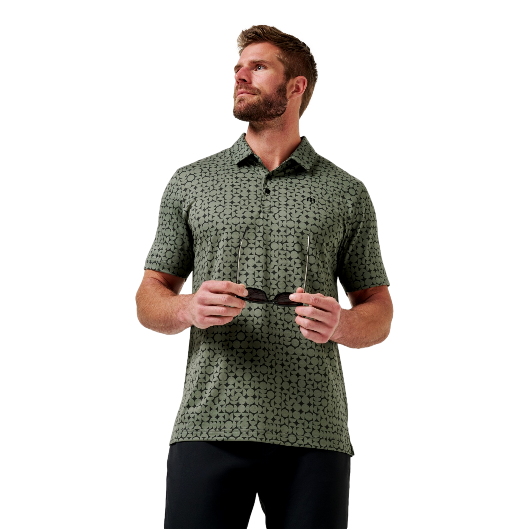 Featherweight Caves Men's Short Sleeve Golf Polo Shirt