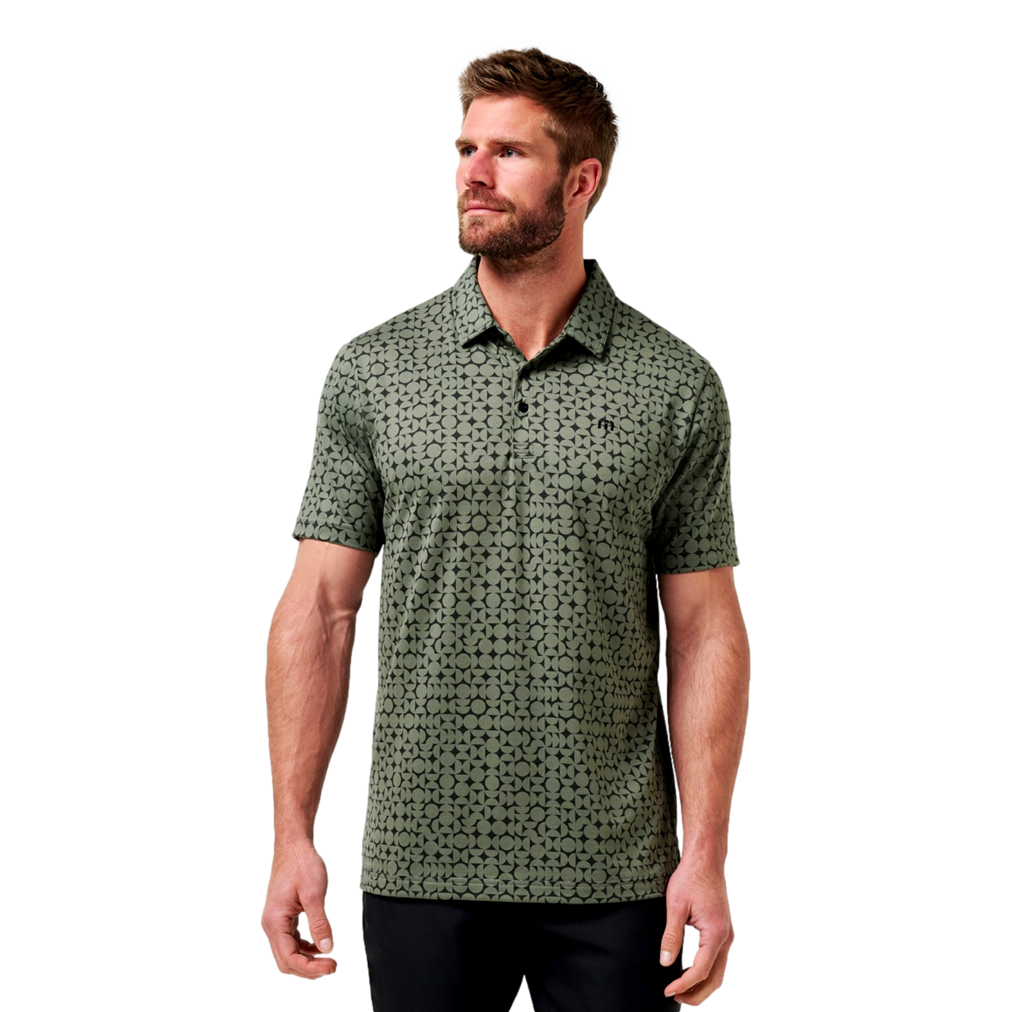 Featherweight Caves Men's Short Sleeve Golf Polo Shirt