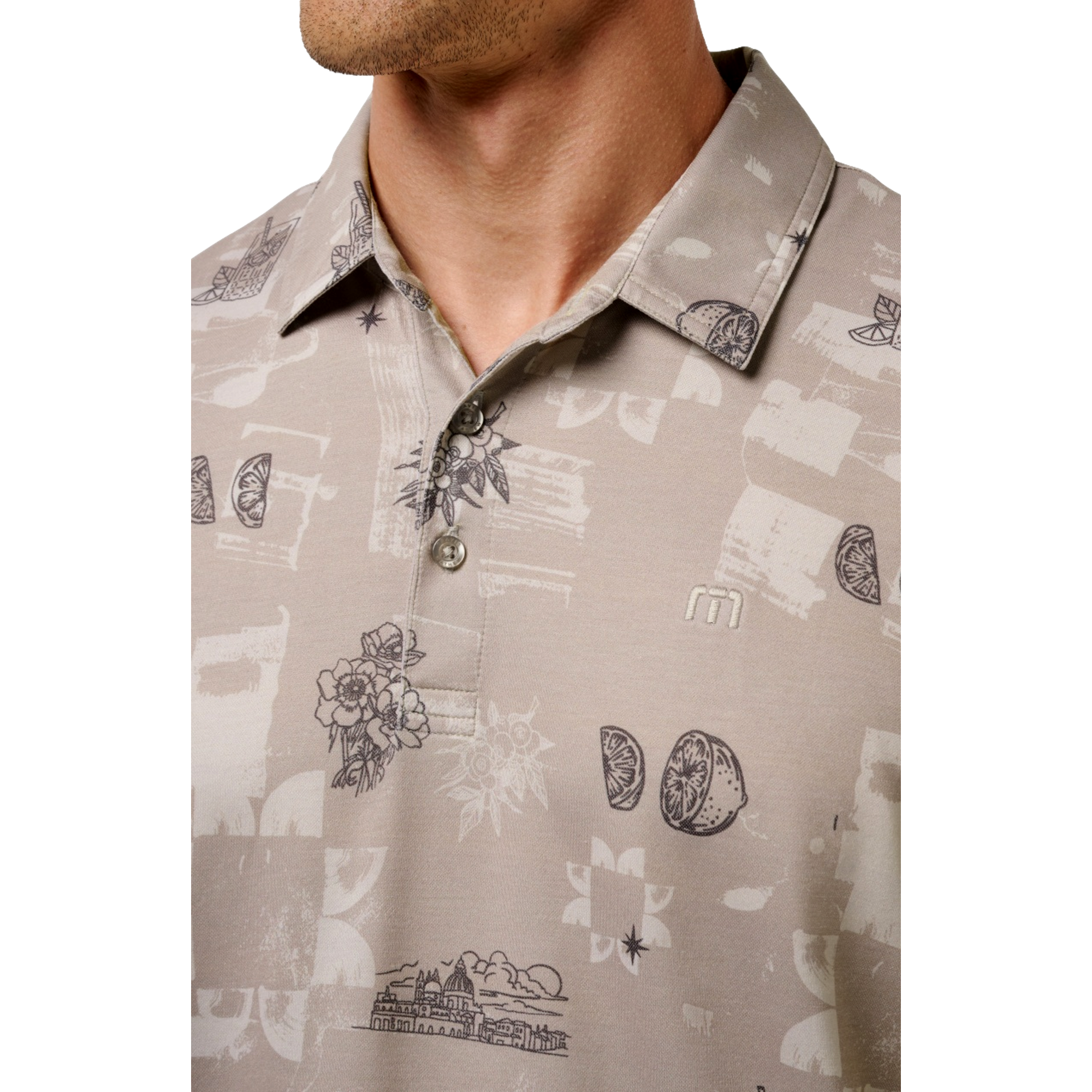 Featherweight Spritz Men's Short Sleeve Golf Polo Shirt