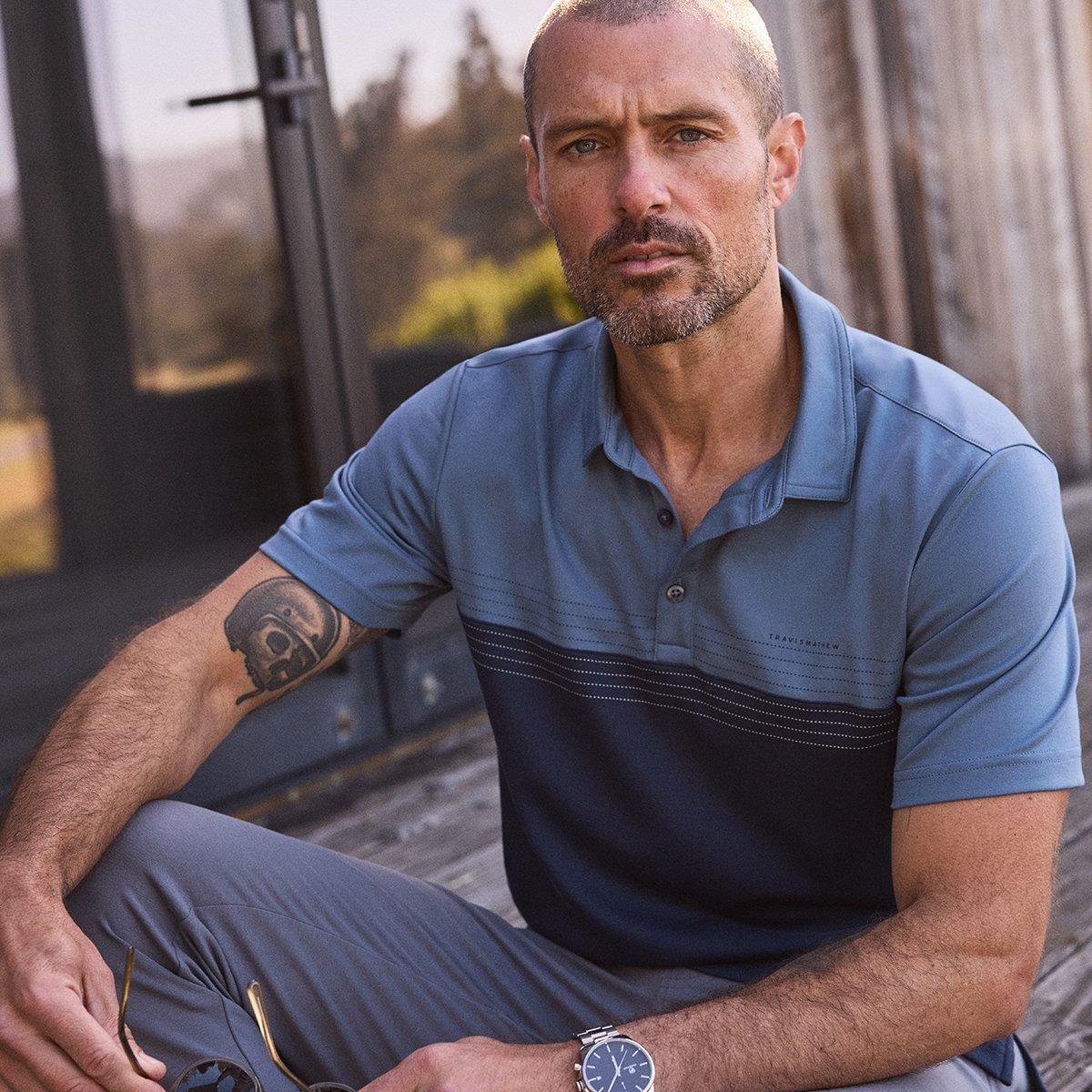 Charter Flight Men's Short Sleeve Golf Polo Shirt