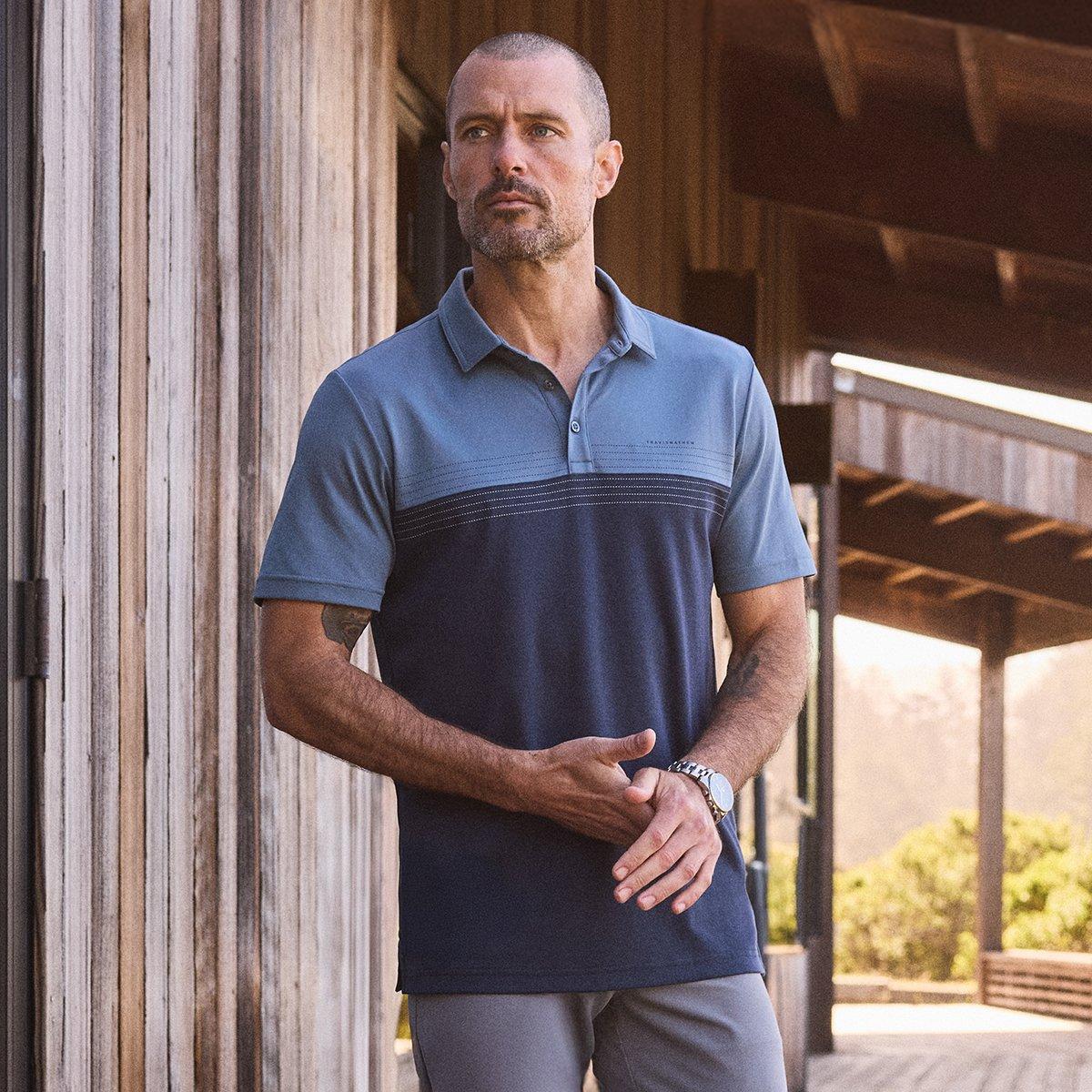 Charter Flight Men's Short Sleeve Golf Polo Shirt