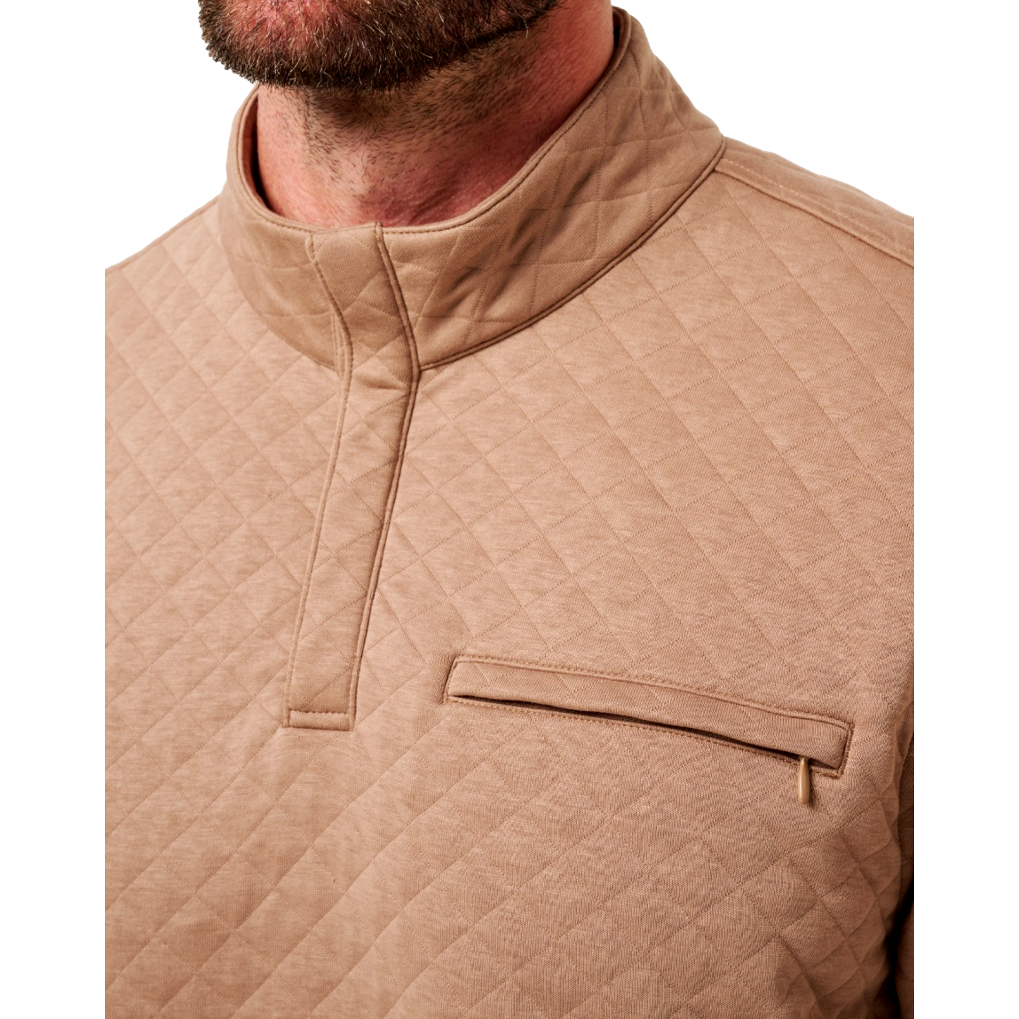 Translantic Quilted Men's Golf Quarter Zip