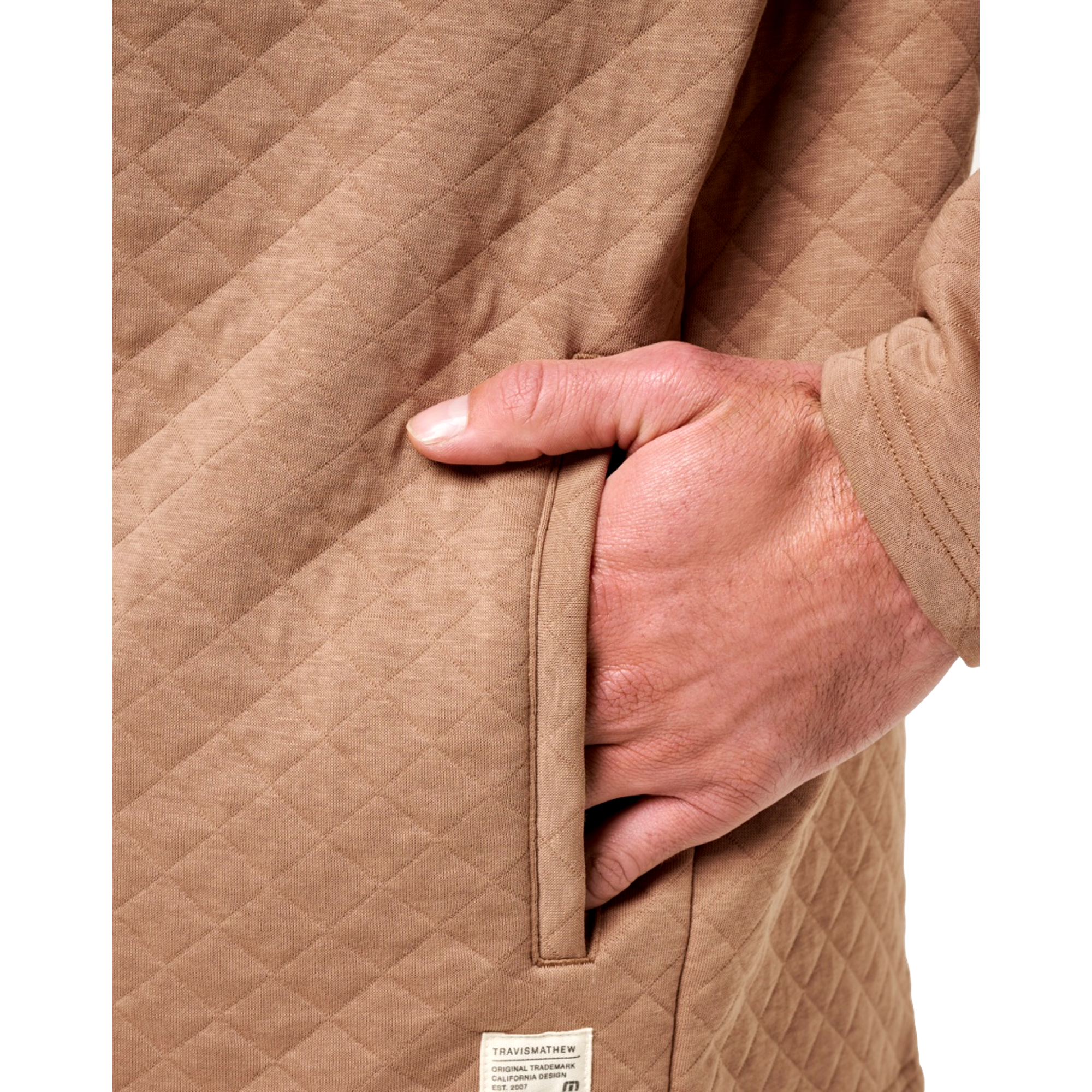 Translantic Quilted Men's Golf Quarter Zip