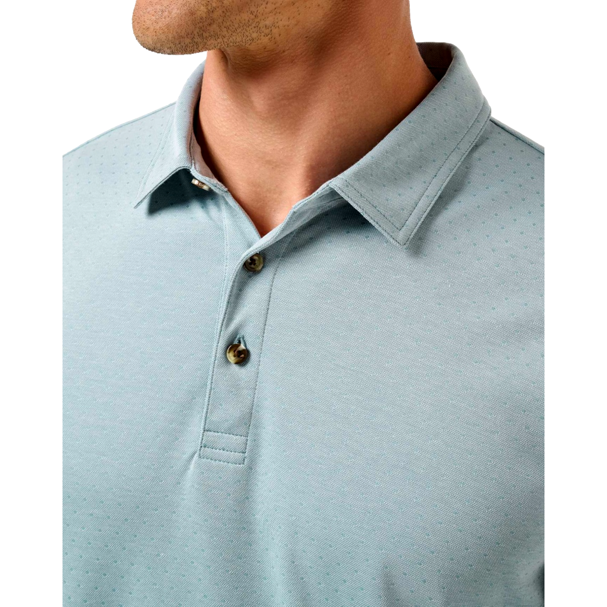 Handsome Town Men's Long  Sleeve Golf Polo Shirt