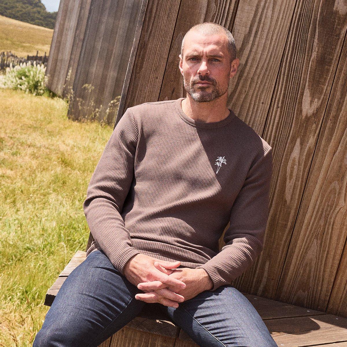 Souvenir Stand Men's Pullover Long  Sleeve Golf Polo Shirt