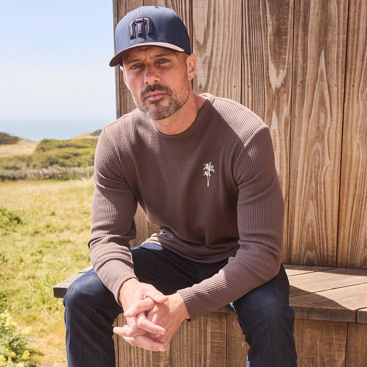 Souvenir Stand Men's Pullover Long  Sleeve Golf Polo Shirt