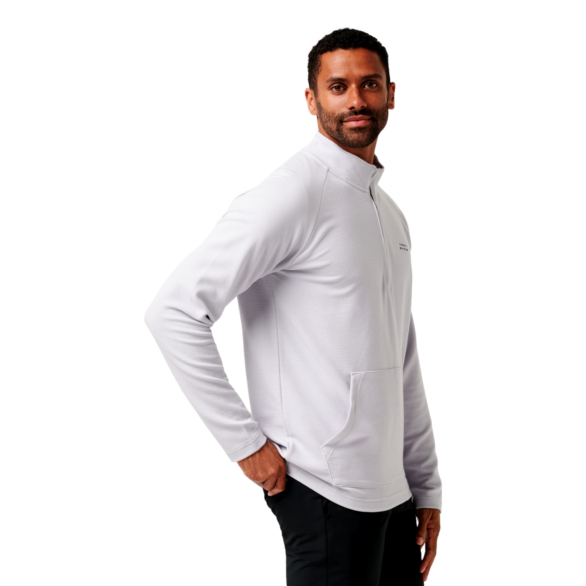 Performance Waffle Men's Golf Quarter Zip