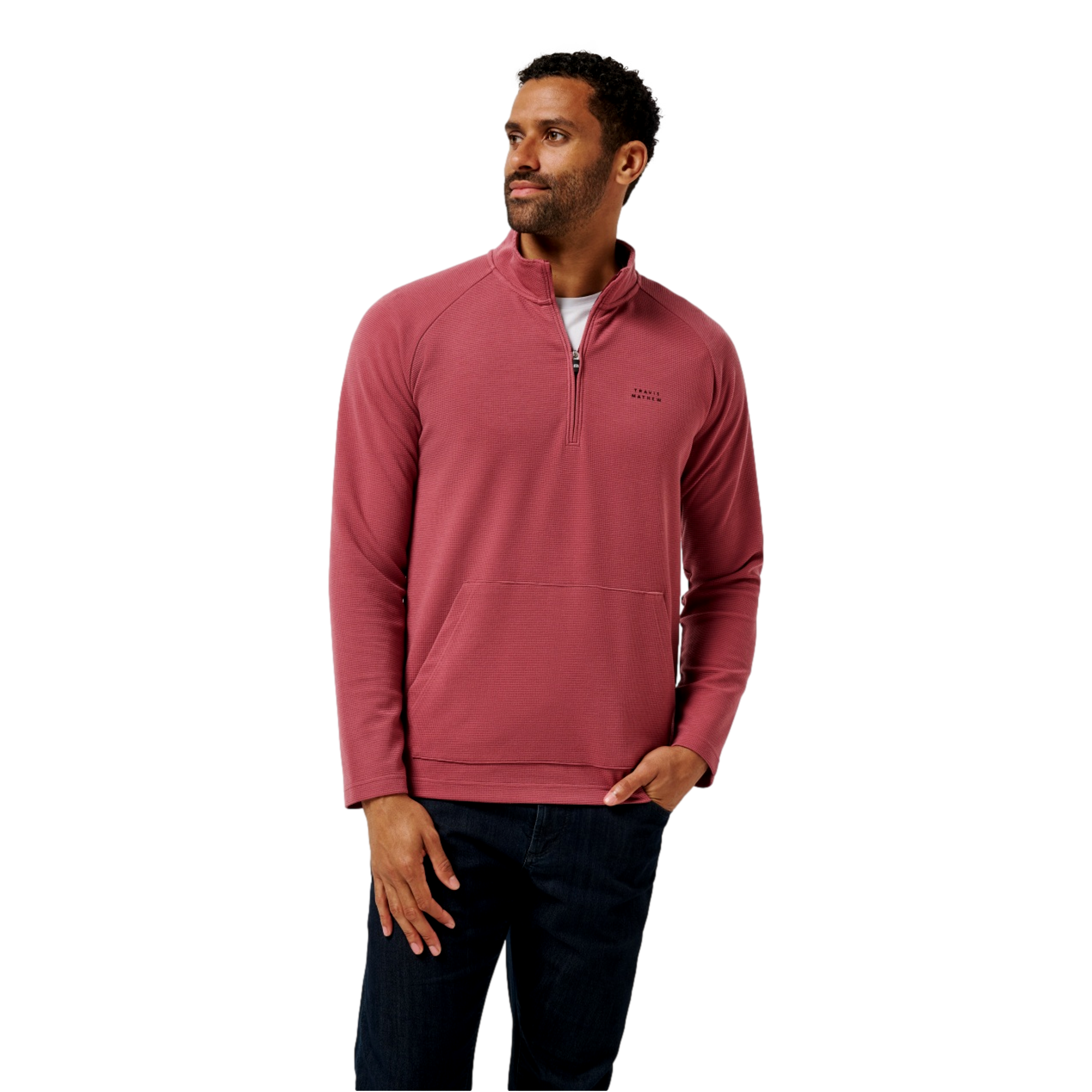 Performance Waffle Men's Golf Quarter Zip