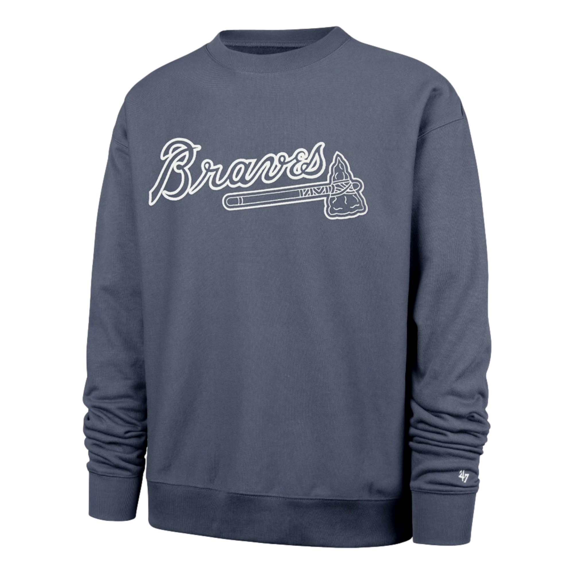 Atlanta Braves Trademark Foundation Men's Golf Crewneck Pullover