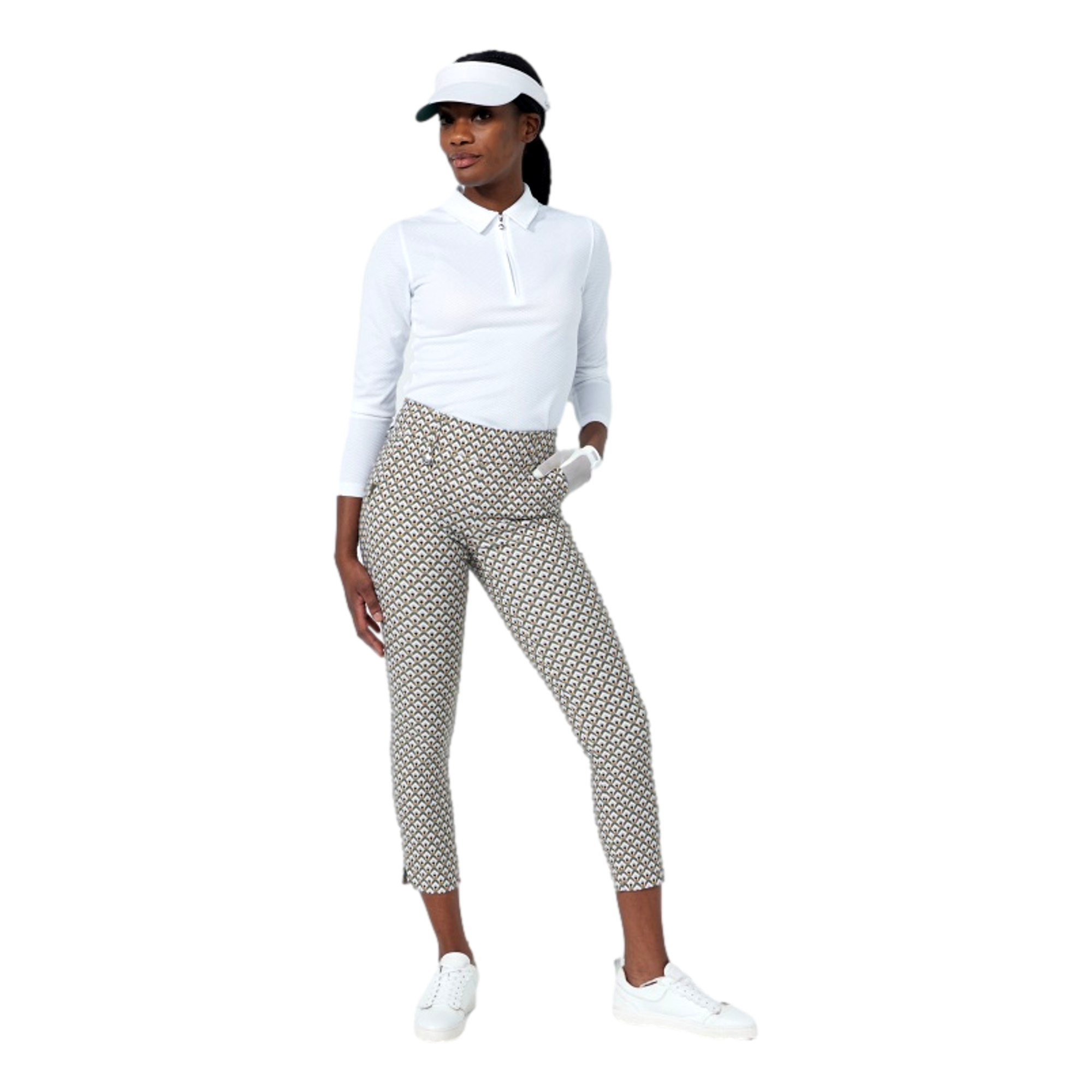 Diamond Geo Print Magic Women's Ankle 27" Golf Pant