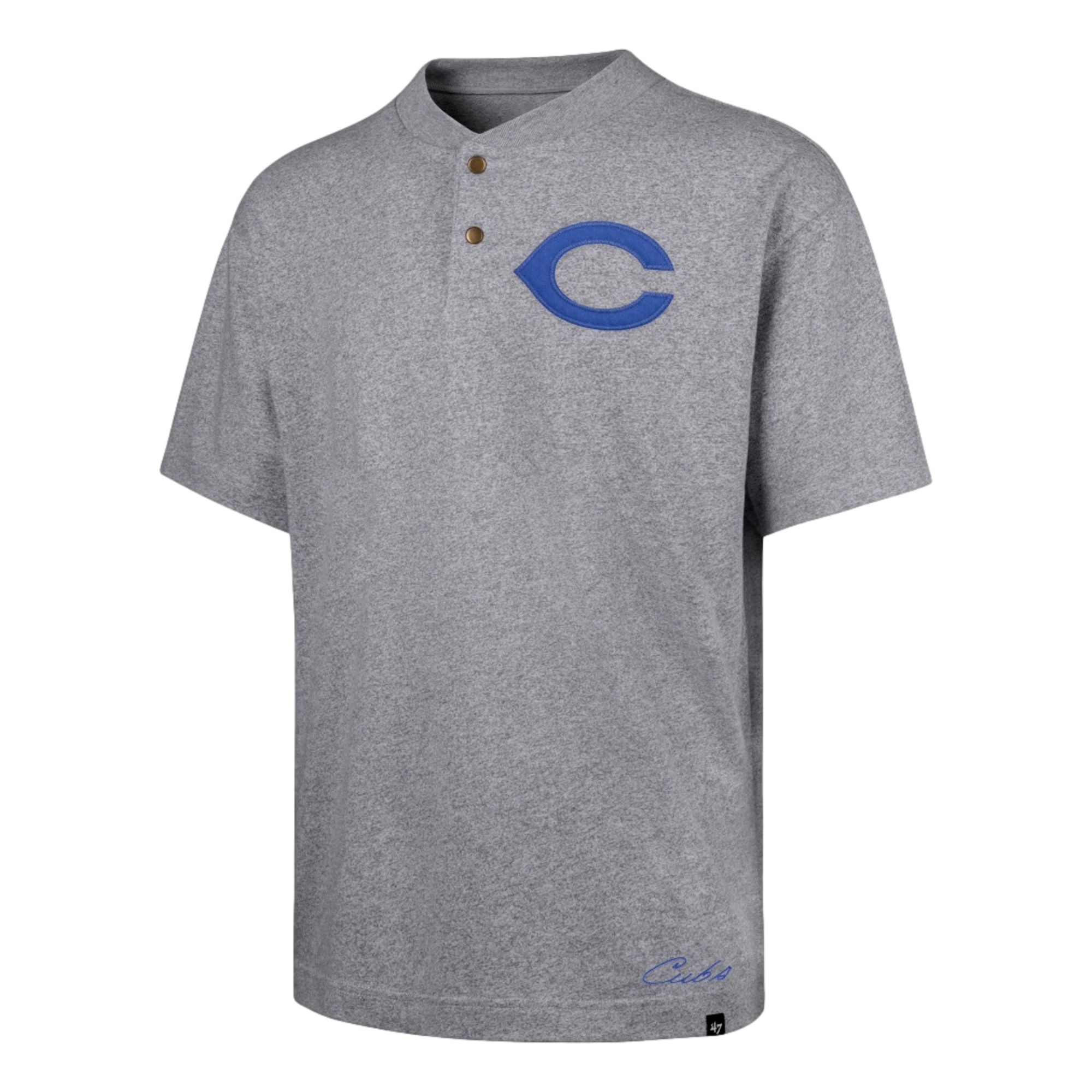 Chicago Cubs All Field Fifties Henley Men's Golf Shirt