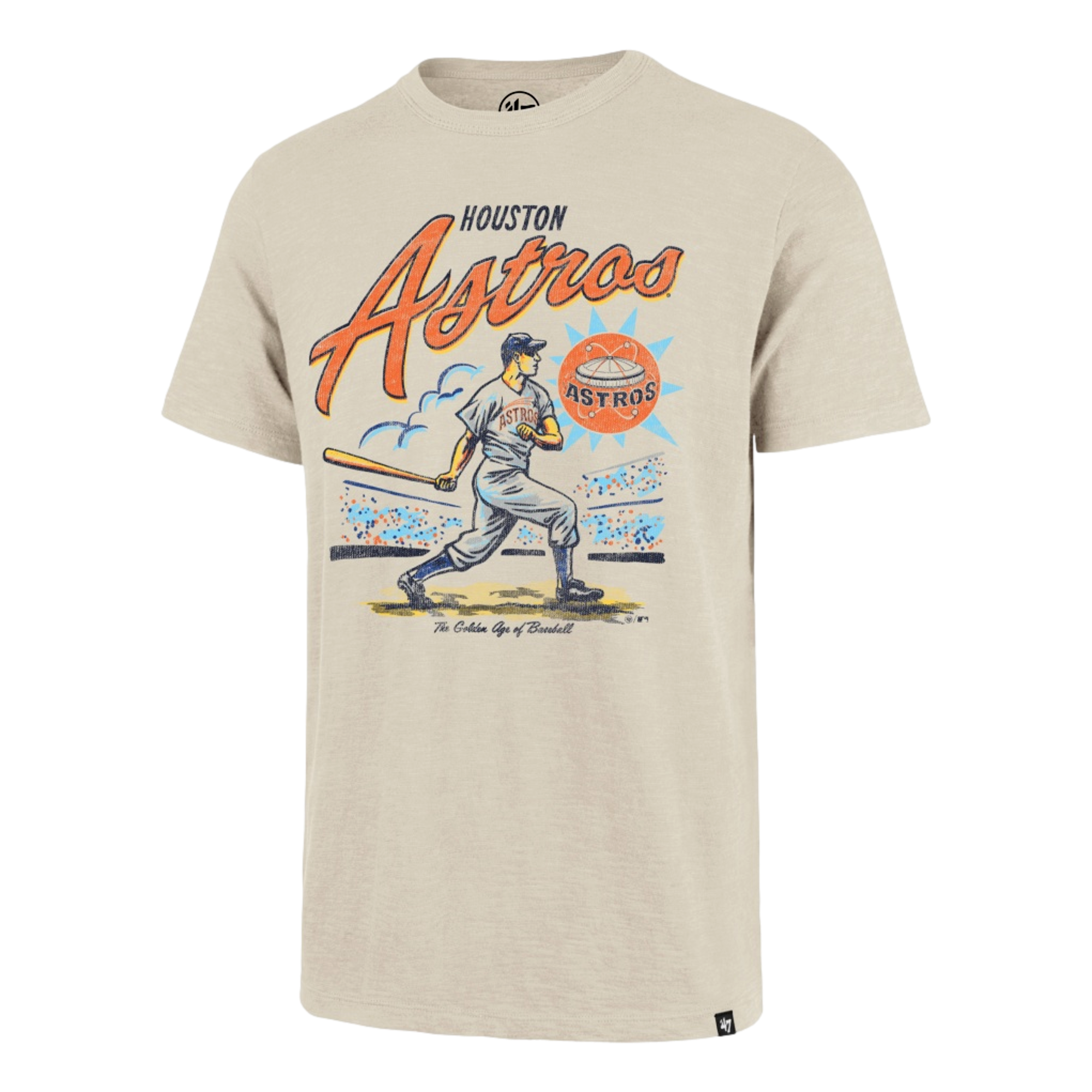 Houston Astros Golden Age Scrum Men's Golf T-Shirt