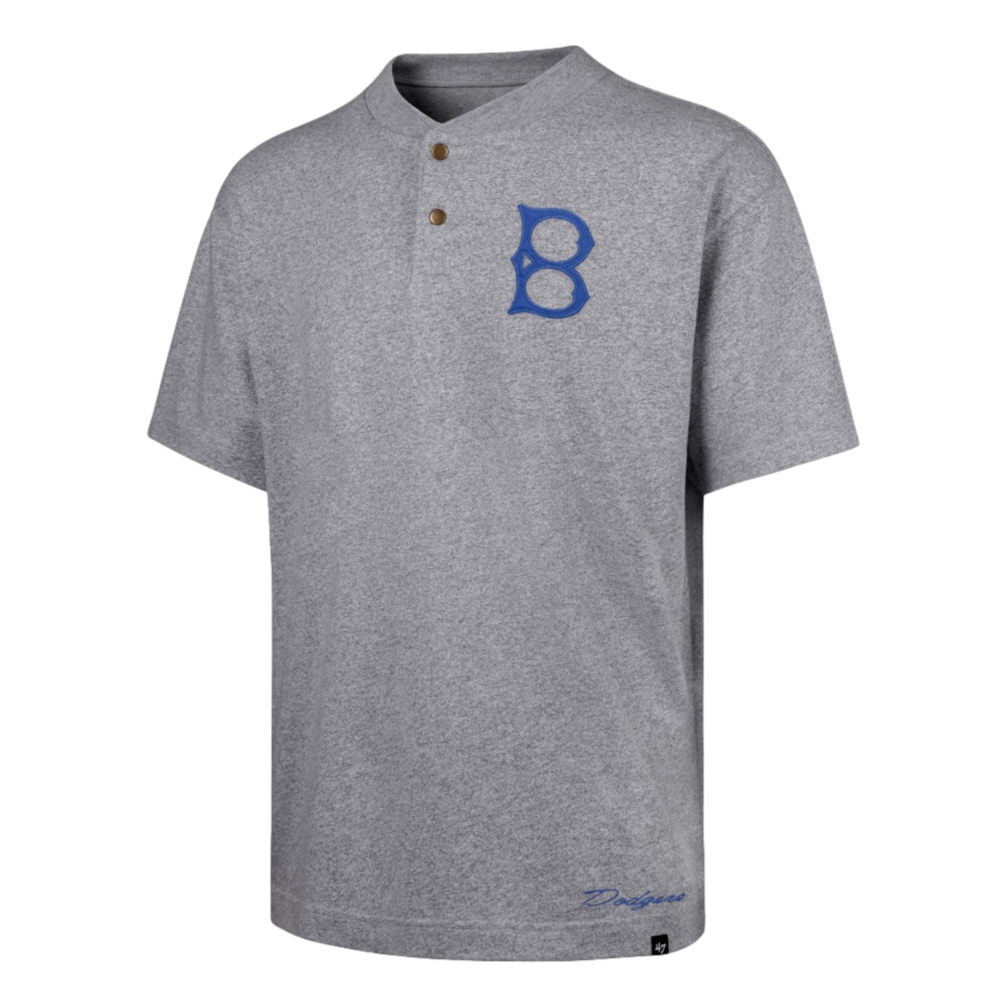 LA Dodgers All Field Fifties Henley Men's Golf Shirt
