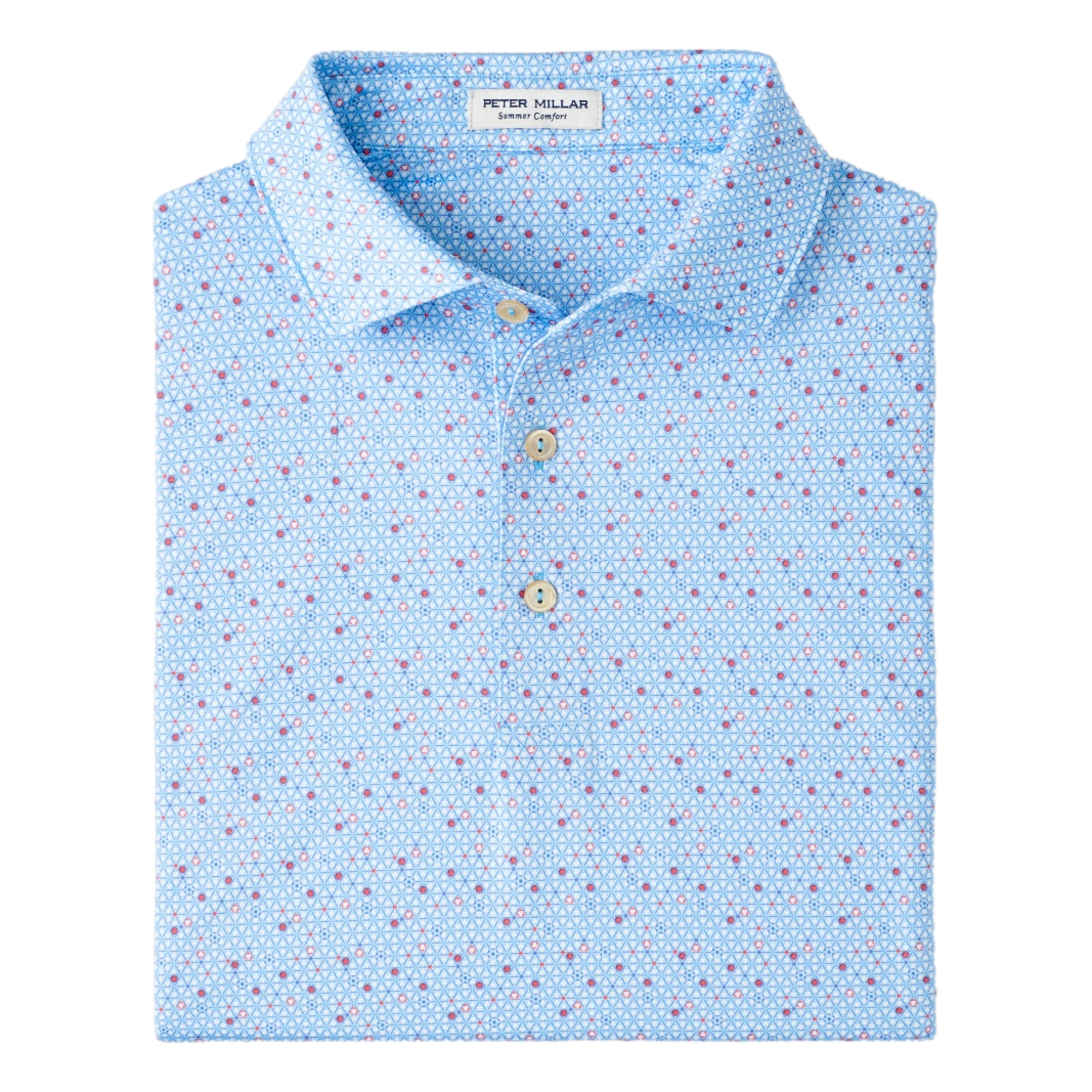 Costanzo Geo Performance Jersey Men's Golf Polo Shirt