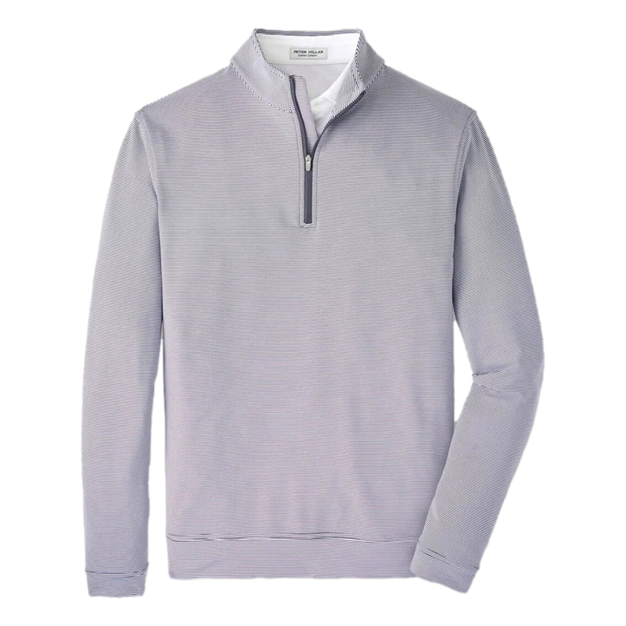 Perth Sugar Stripe Men's Golf Quarter Zip