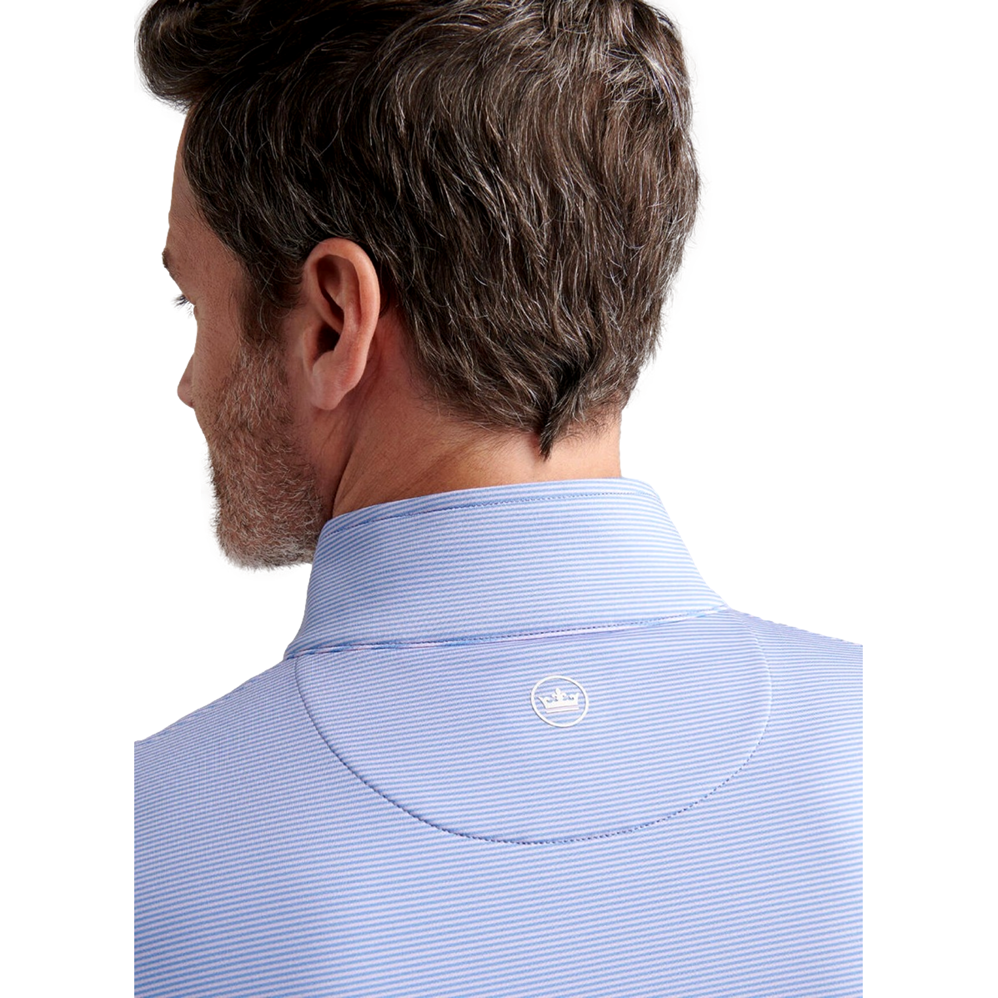 F25D1: Perth Sugar Stripe Qtr-Zip