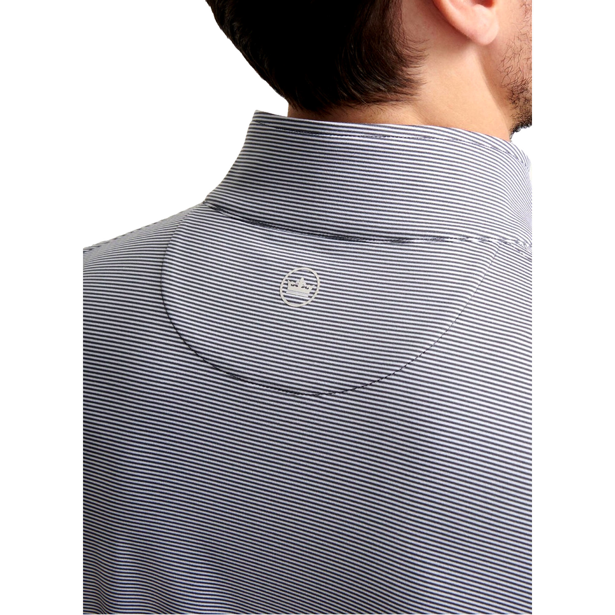 F25D1: Perth Sugar Stripe Qtr-Zip