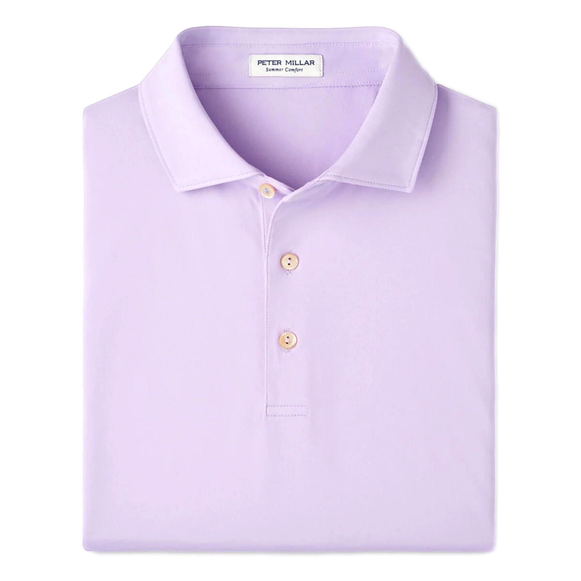 Solid Performance Jersey Men's Short Sleeve Golf Polo Shirt